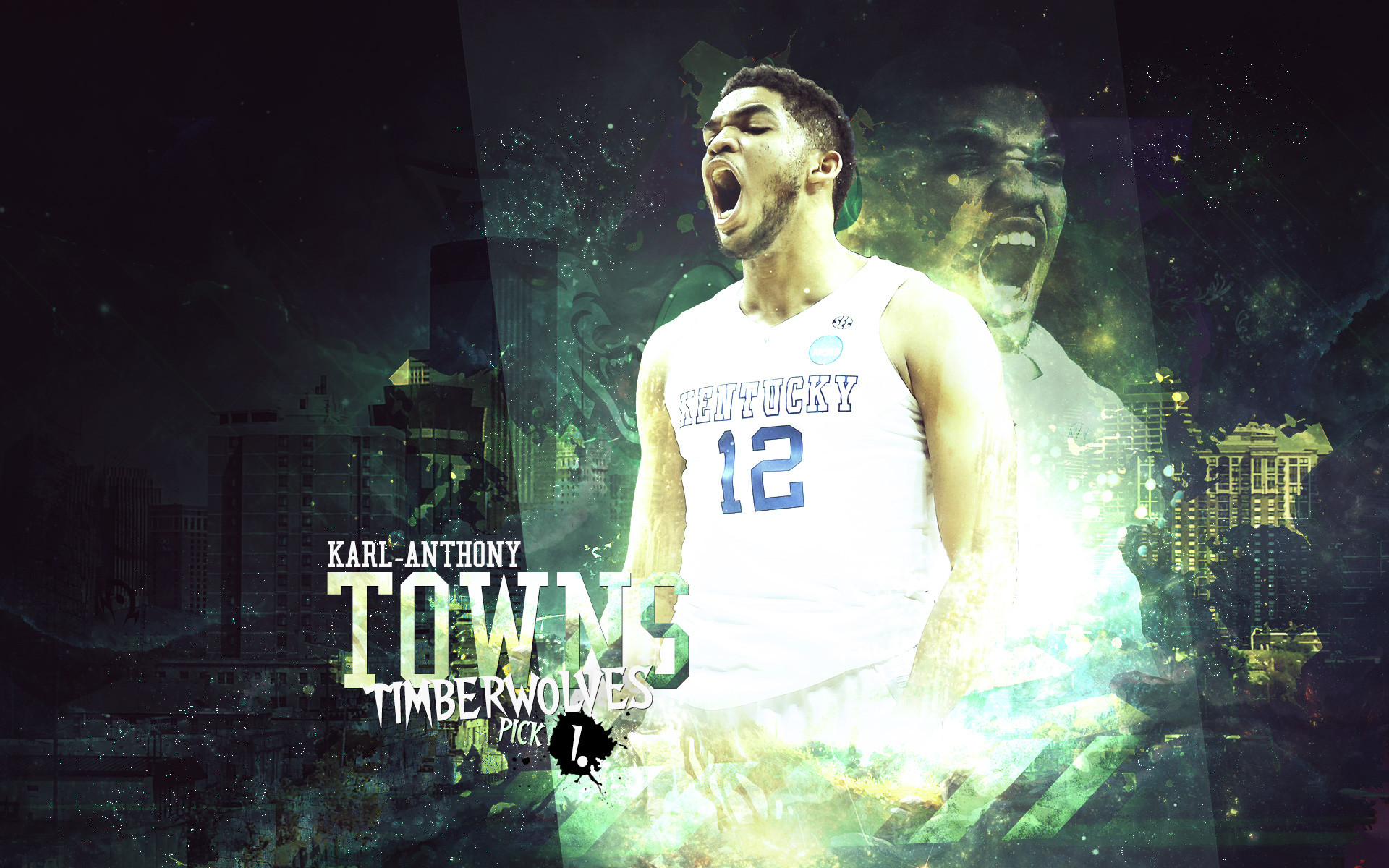 Karl Anthony Towns Wildcats 2015 19201200 Wallpaper