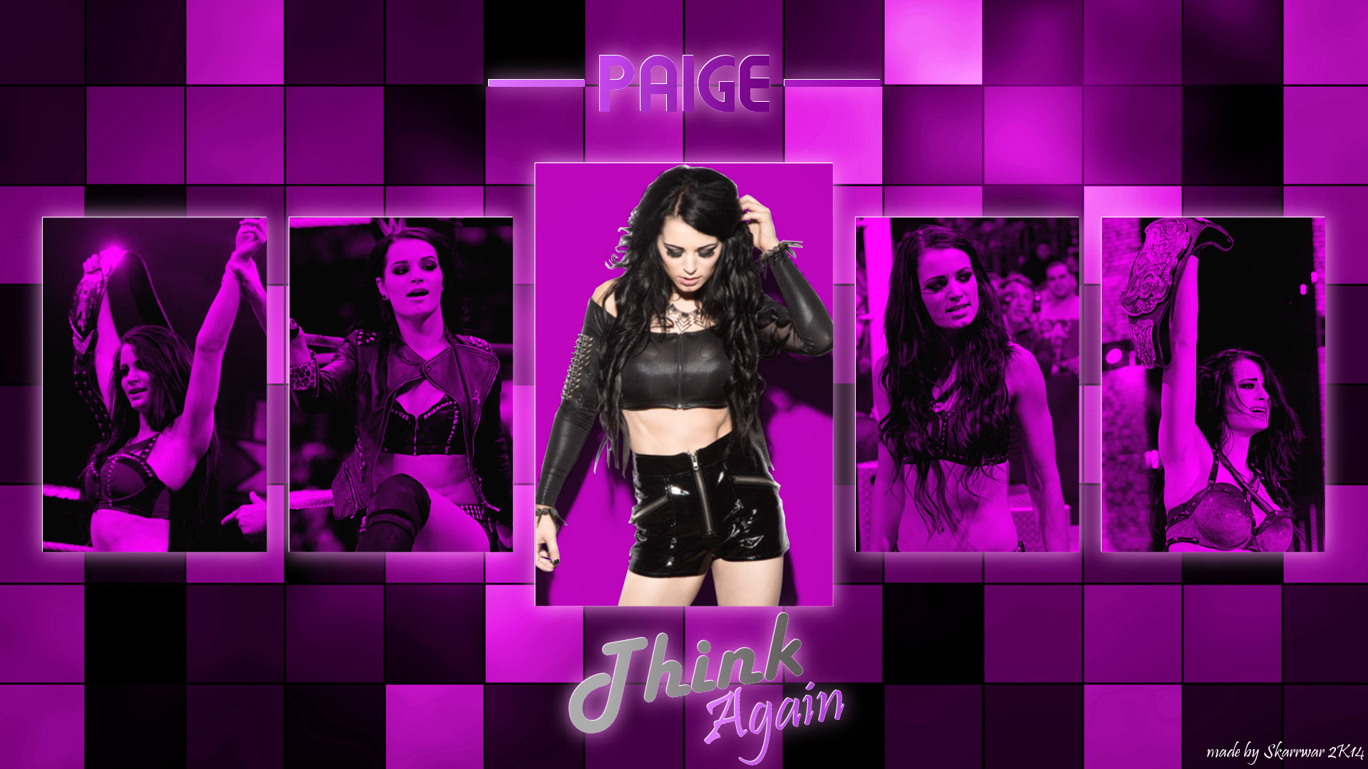 Paige – Think Again Wallpaper by SkarrDWar