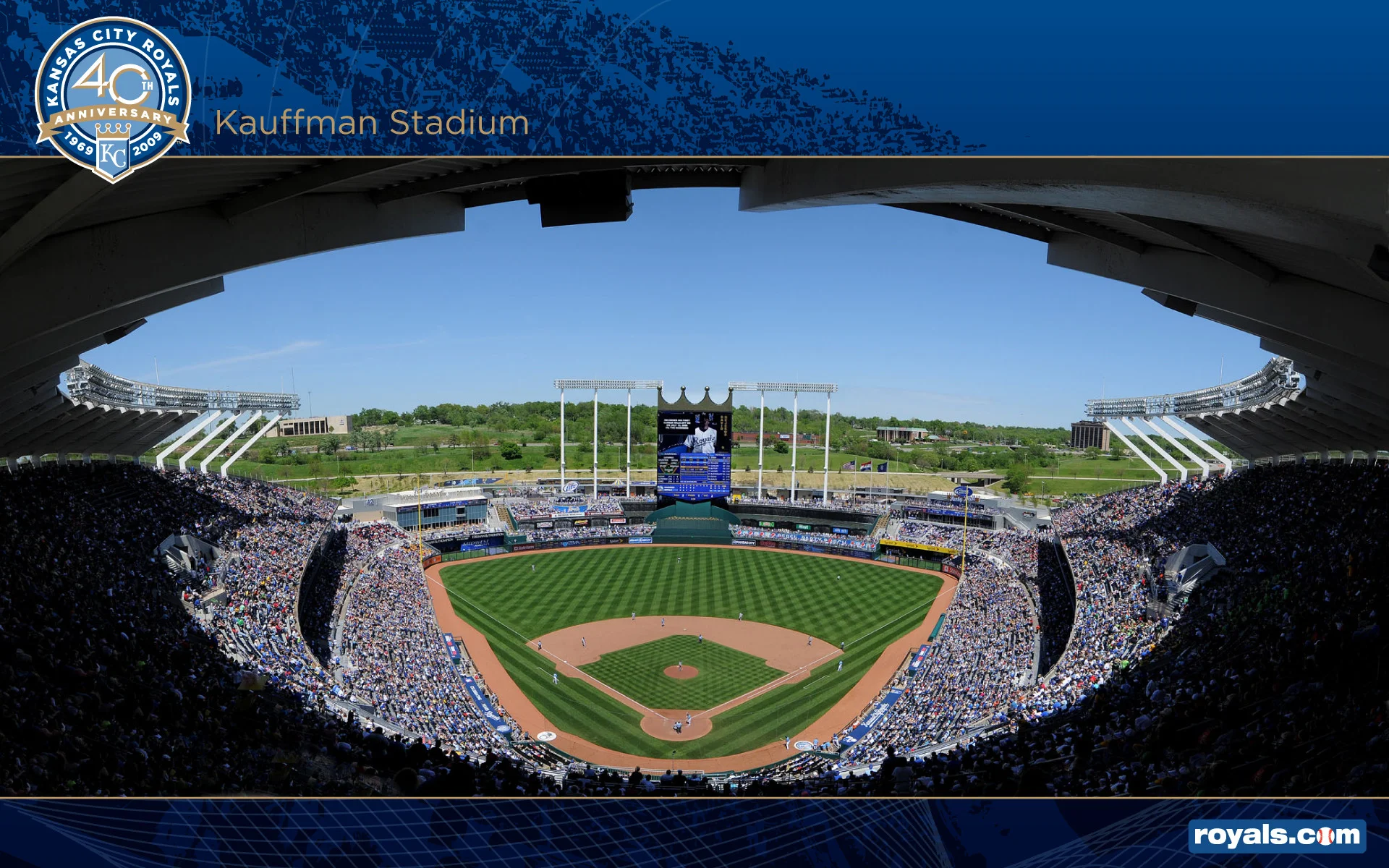 Kansas City Royals Baseball Team Stadium wallpaper view
