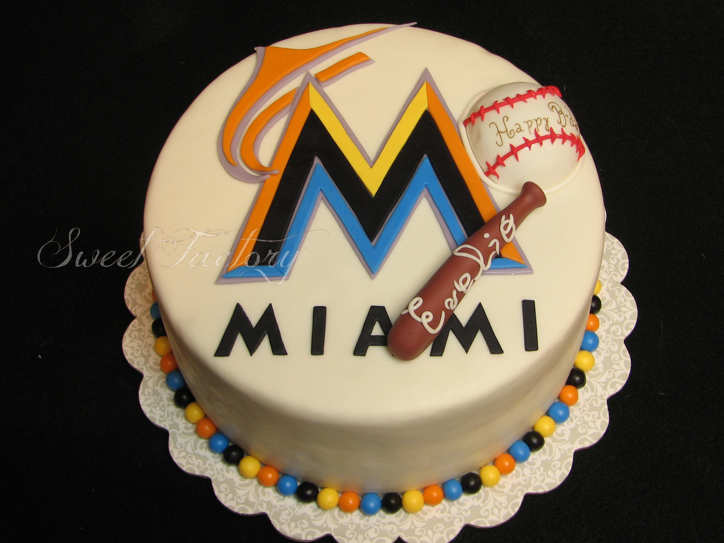 Miami Marlins Cake