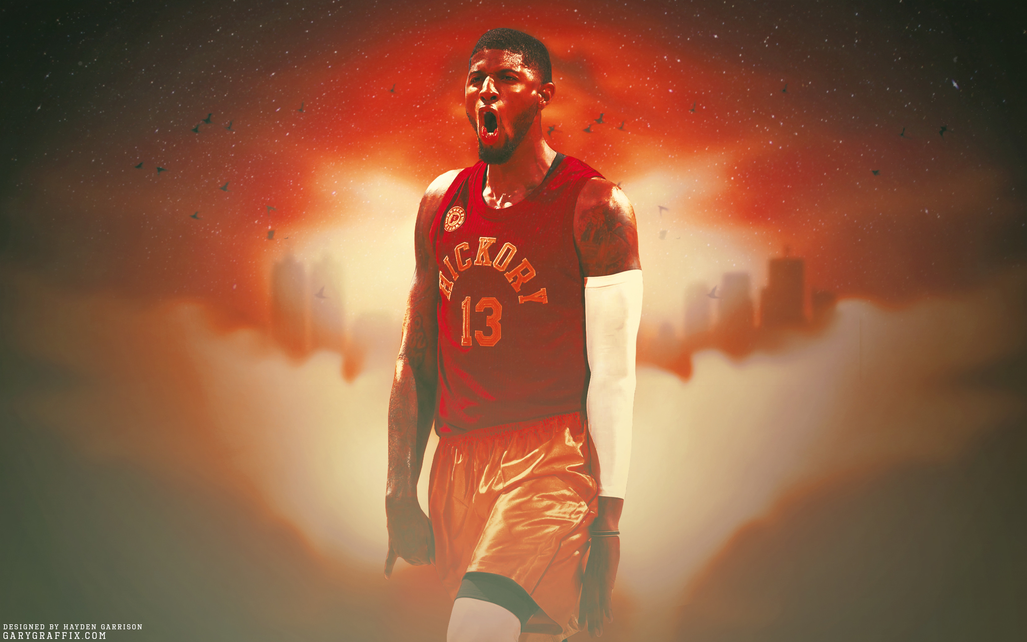 Paul George Inidana Pacers My City Wallpaper
