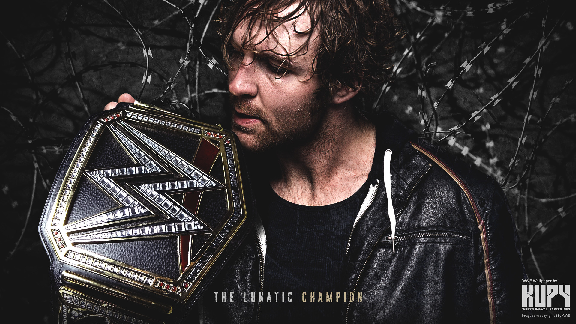 Dean Ambrose WWE World Heavyweight Champion by Nibble-T on DeviantArt