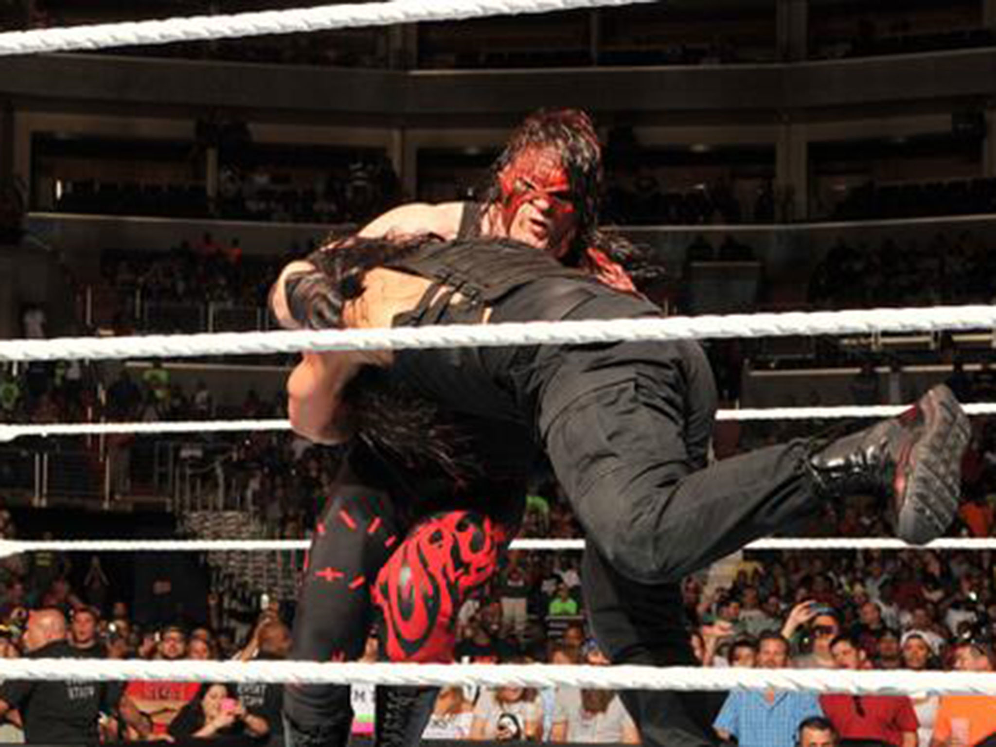 WWE Smackdown report Roman Reigns defies The Authority to enter Money in the Bank on top of the ladder The Independent