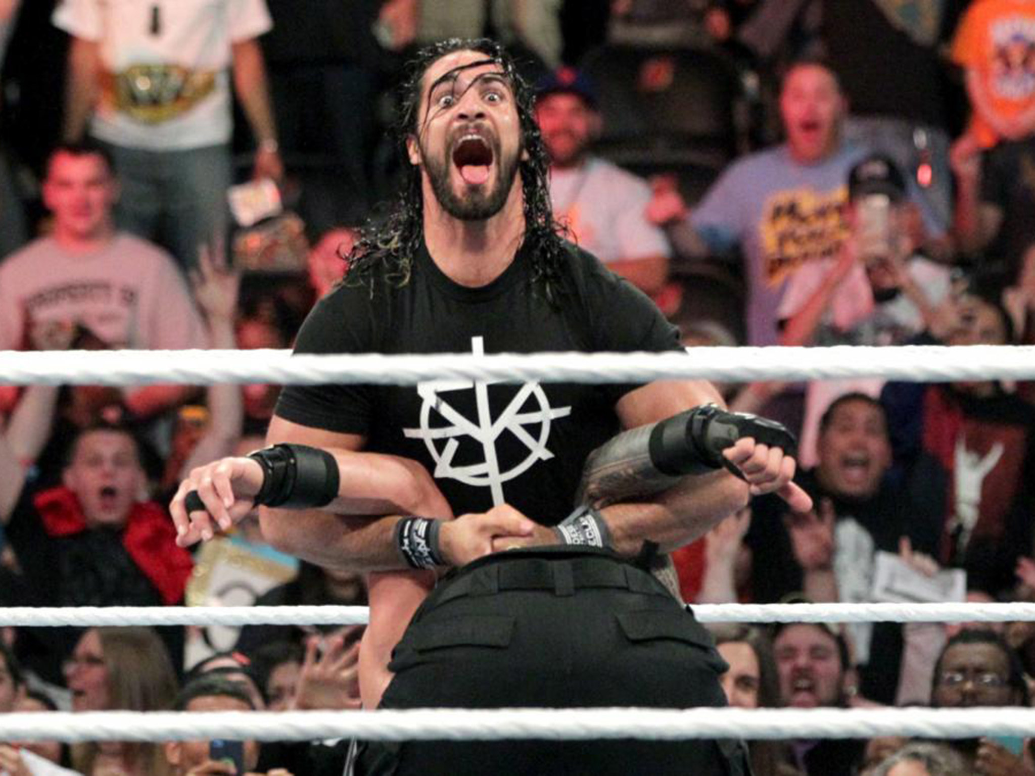 WWE Extreme Rules results 2016 Seth Rollins returns to Pedigree Roman Reigns after he defeats AJ Styles The Independent