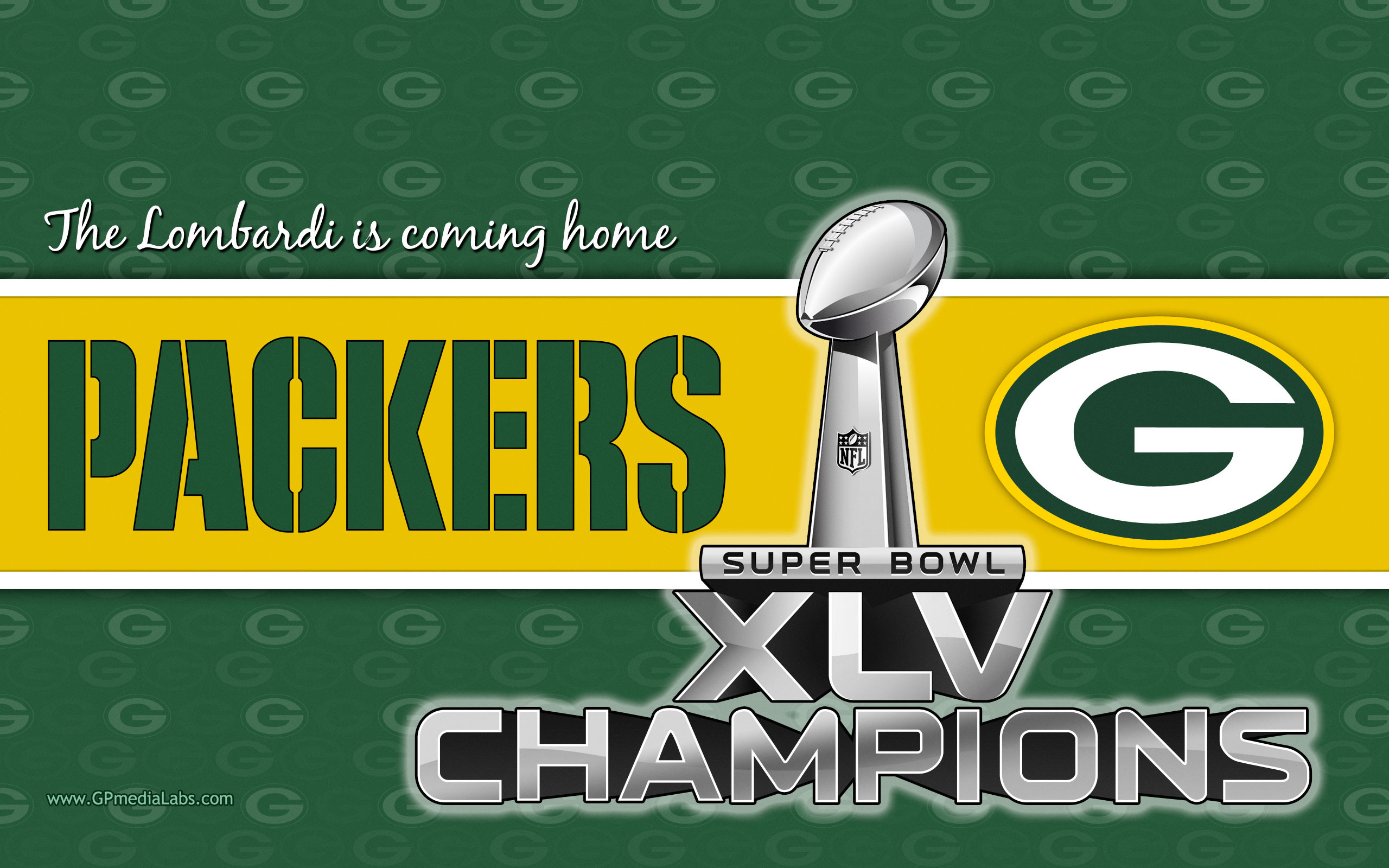Green Bay Packers NFL 2011 Champions Widescreen Wallpaper