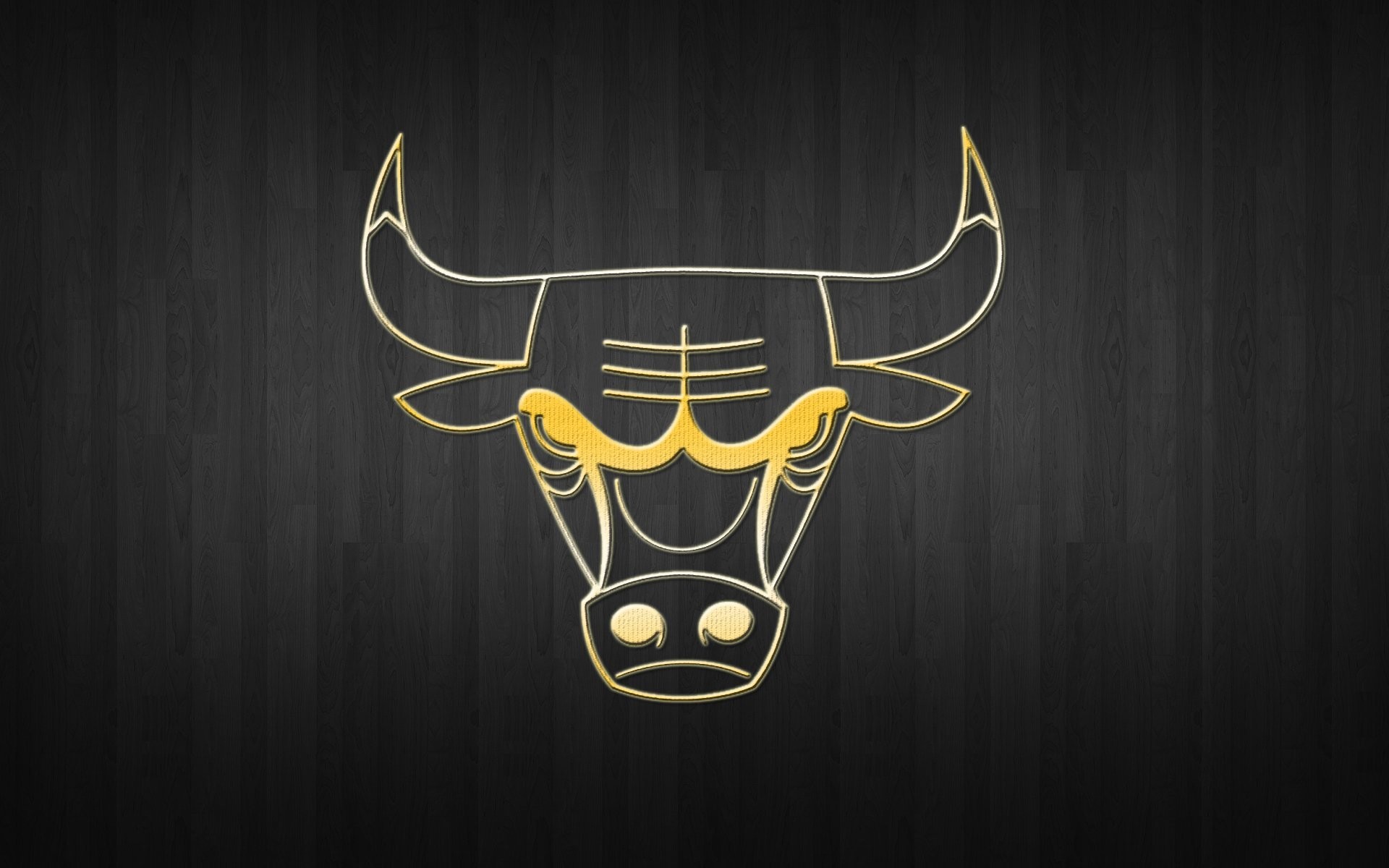 chicago bulls basketball nba logo background gold
