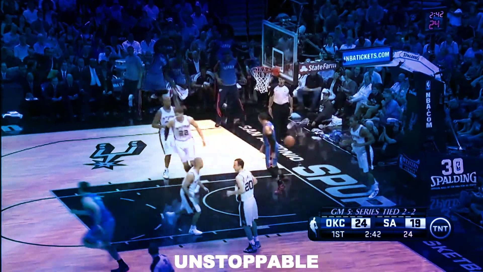 Russell Westbrook- Dunk vs. Spurs