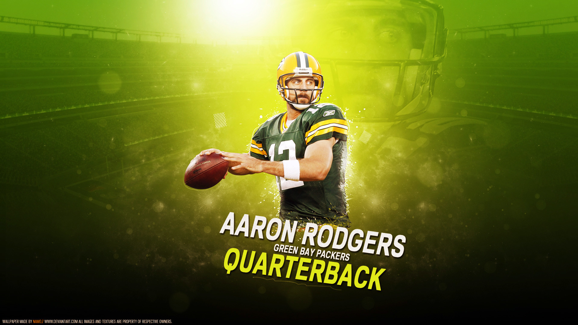 Aaron Rodgers Green Bay Packers wallpaper