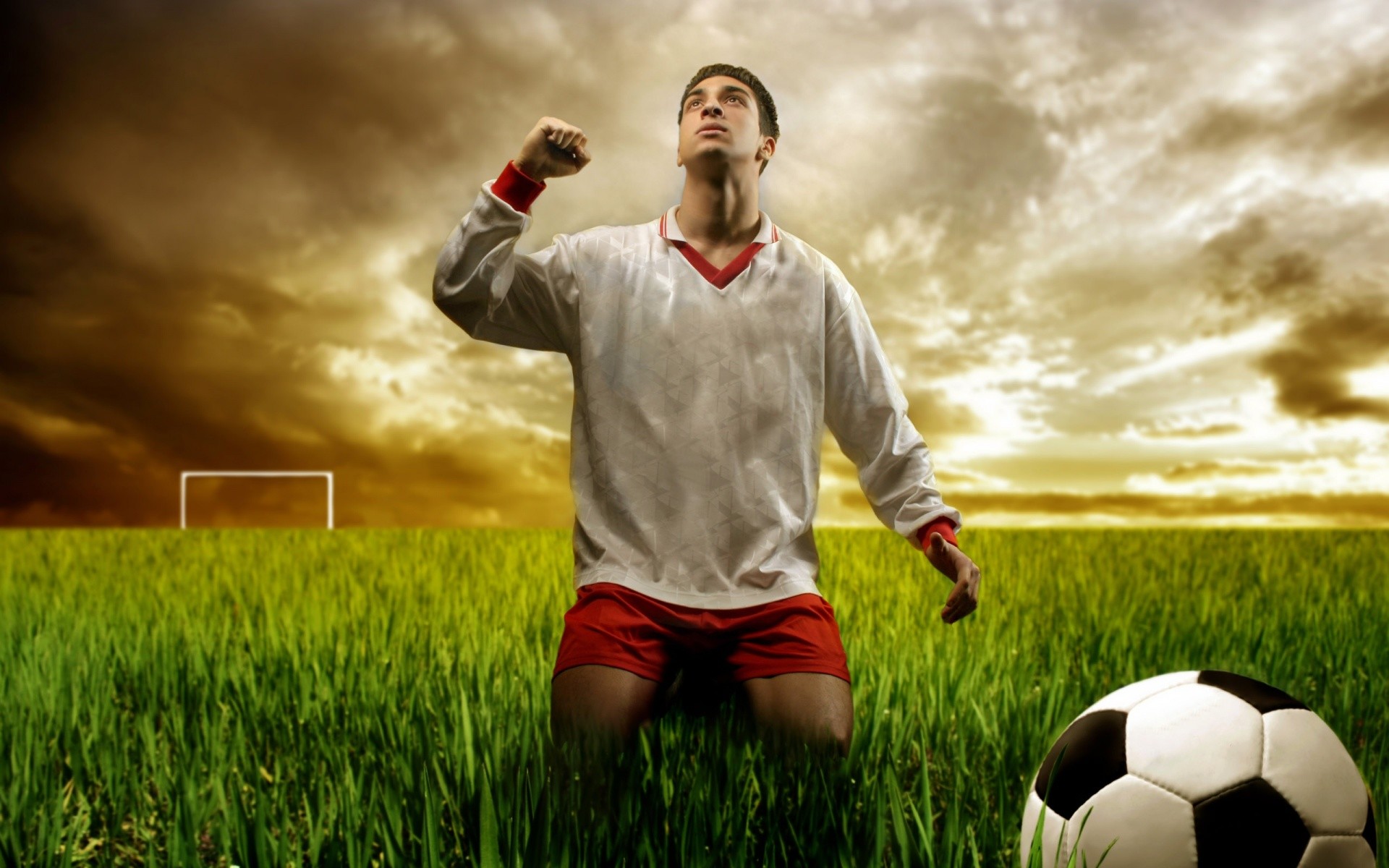 Football player wallpapers and stock photos