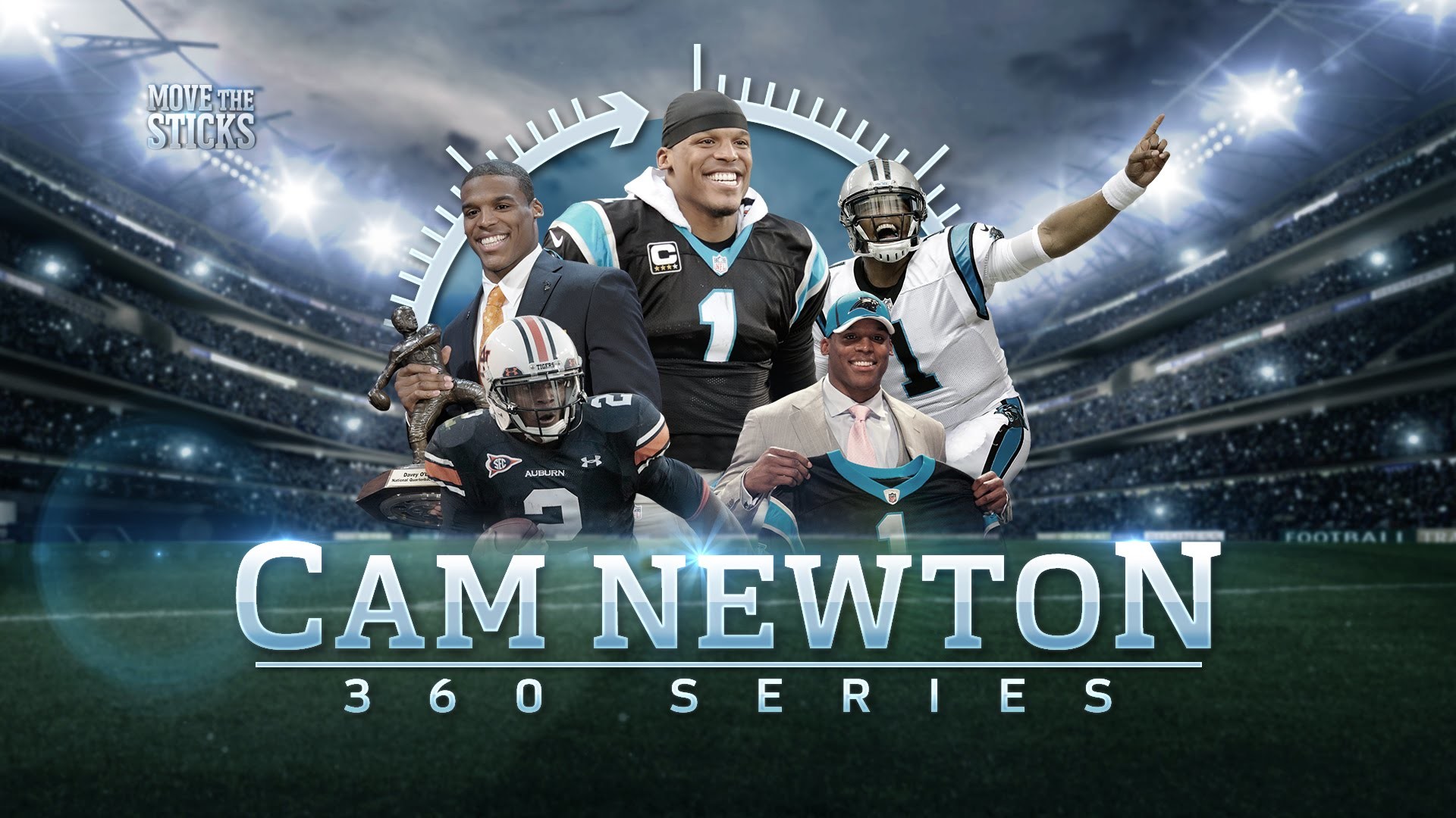 Cam Newton: From Junior College to MVP | Cam Newton 360 | Move the Sticks |  NFL