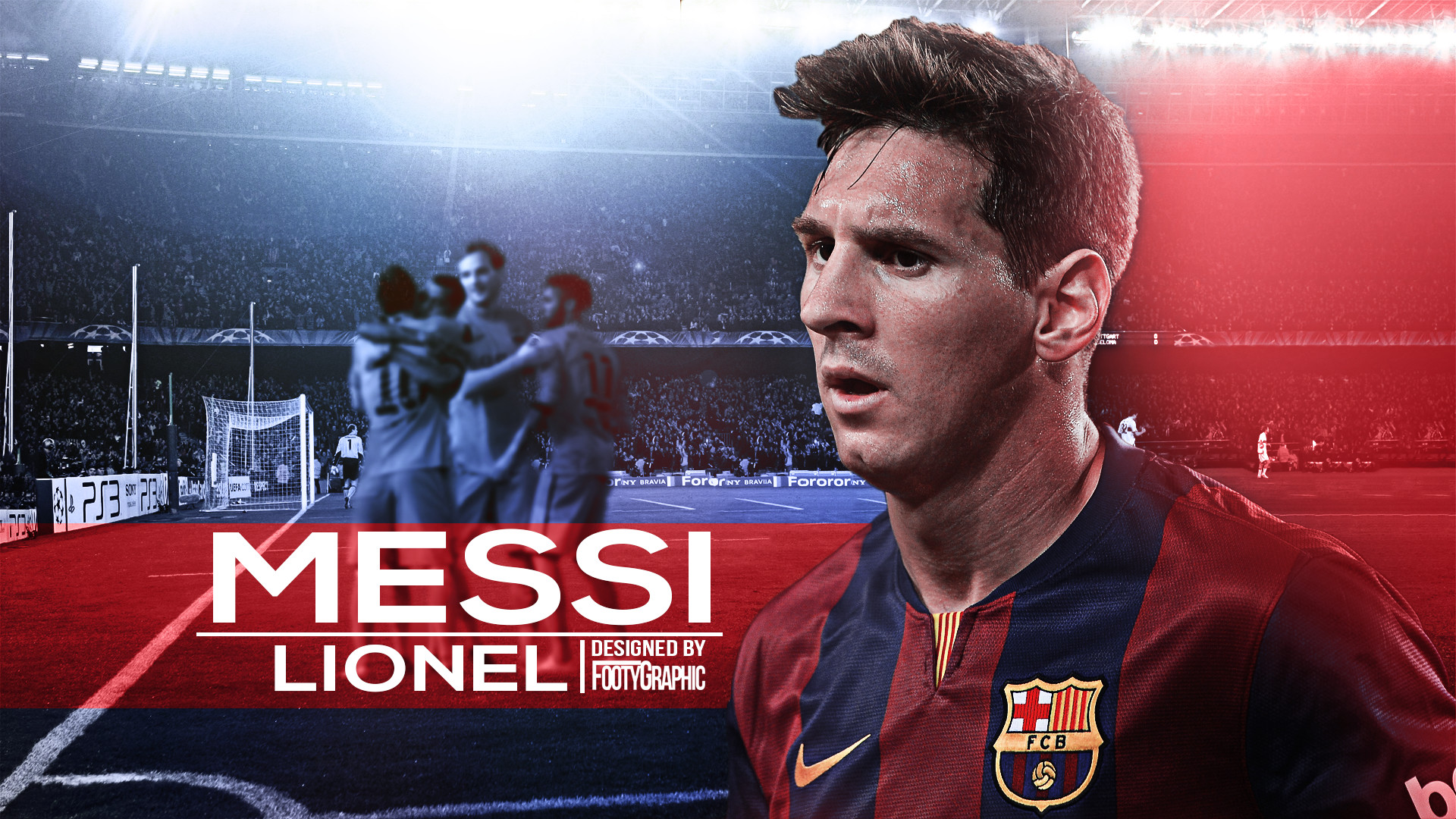 Lionel Messi Full HD Wallpaper 1920×1080