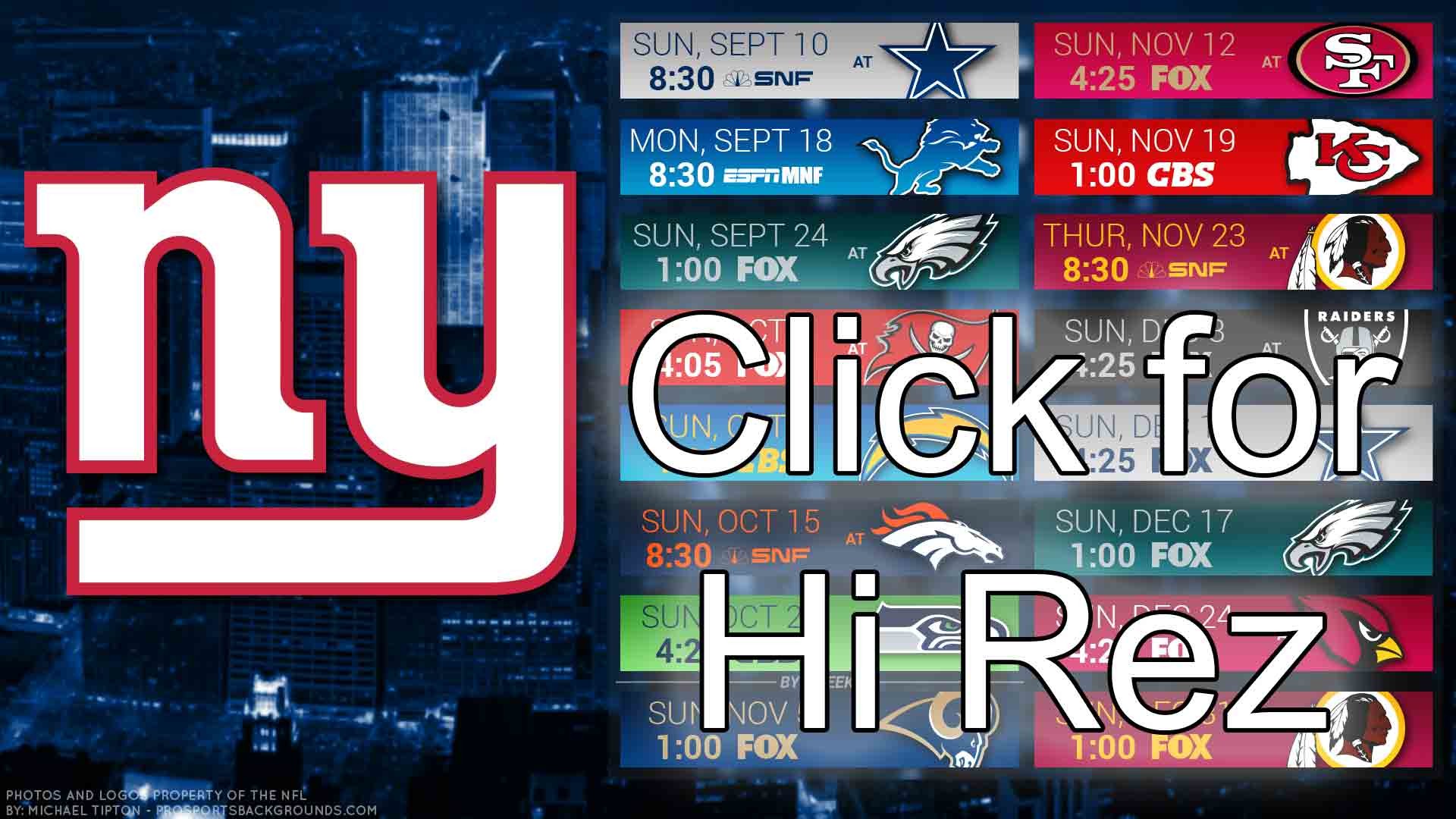 New York Giants 2017 schedule city football logo wallpaper free pc desktop  computer …