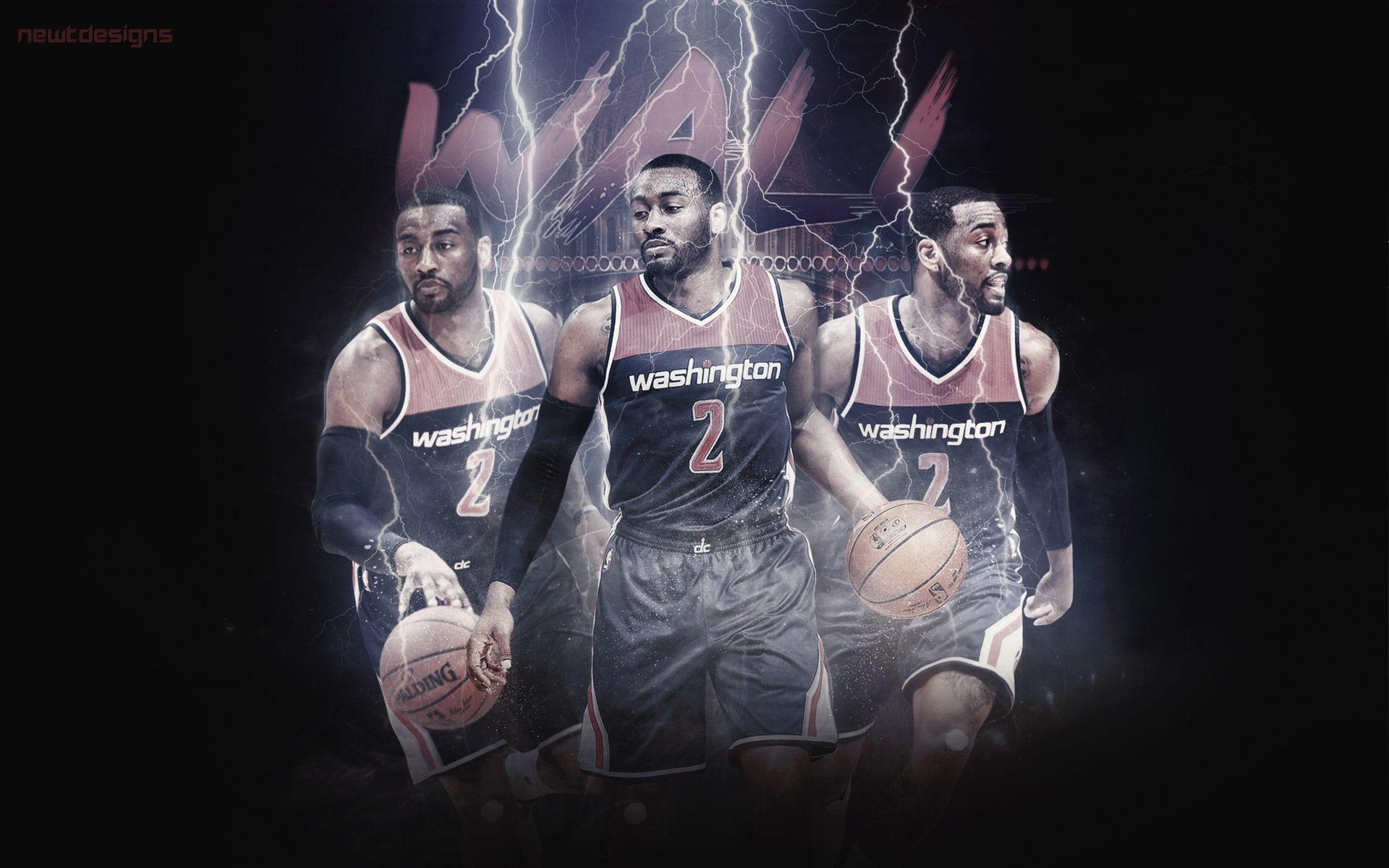 John Wall Wizards 2016 Wallpaper. Download