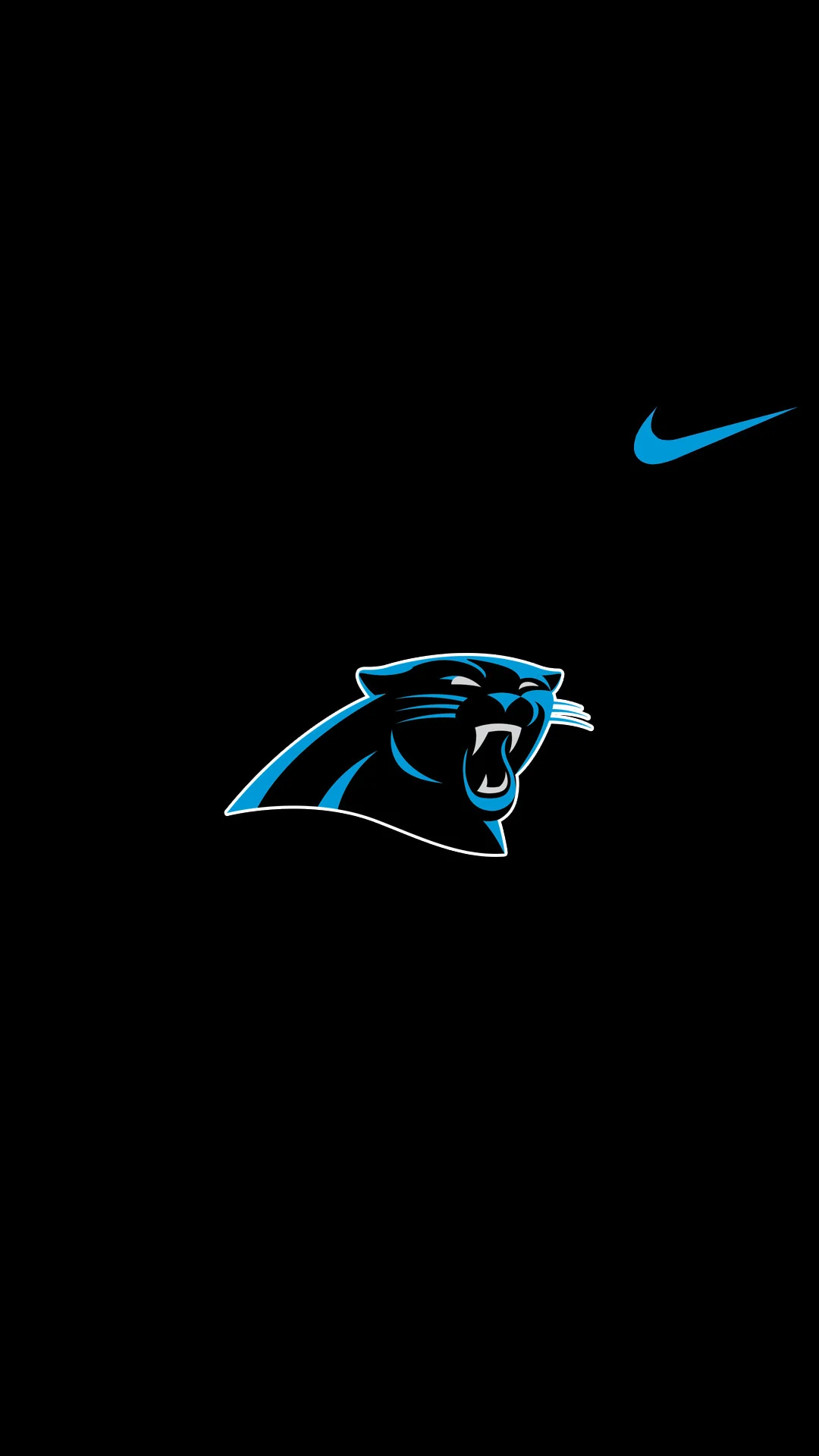 Carolina Panthers Nike Background for Iphone.