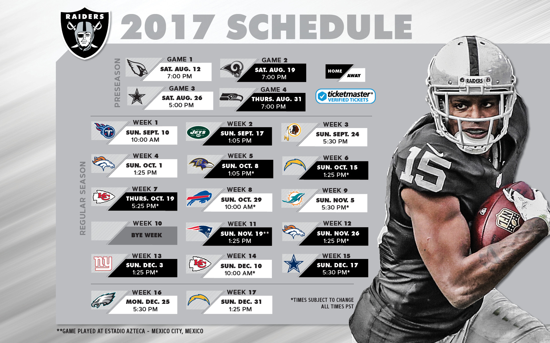2017 Schedule Wallpaper