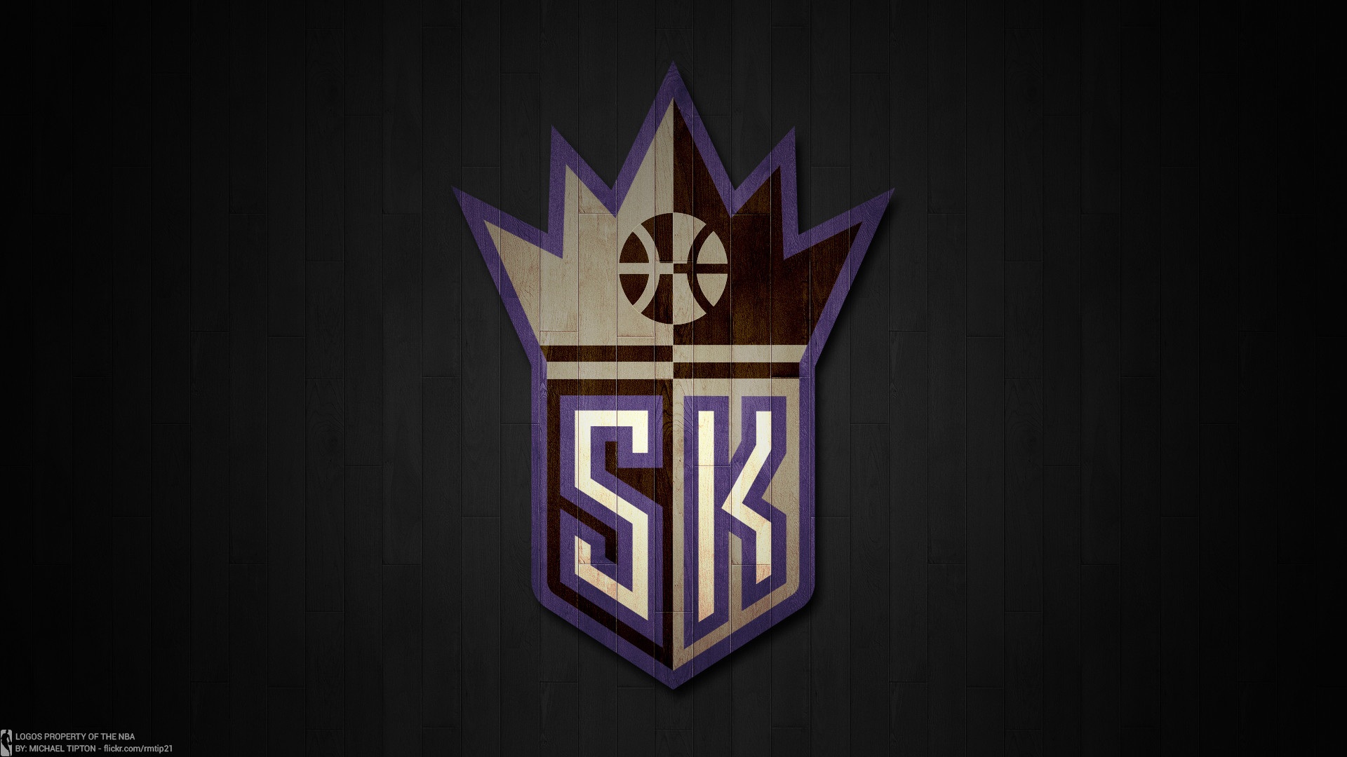 … NBA 2017 Sacramento Kings hardwood logo desktop wallpaper
