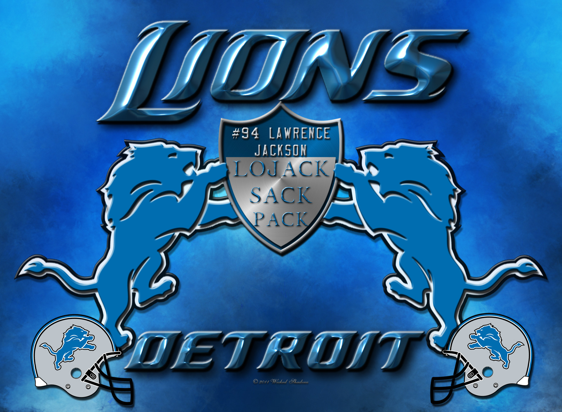 Lawrence Jackson Detroit Lions LoJack Sack Pack Wallpaper