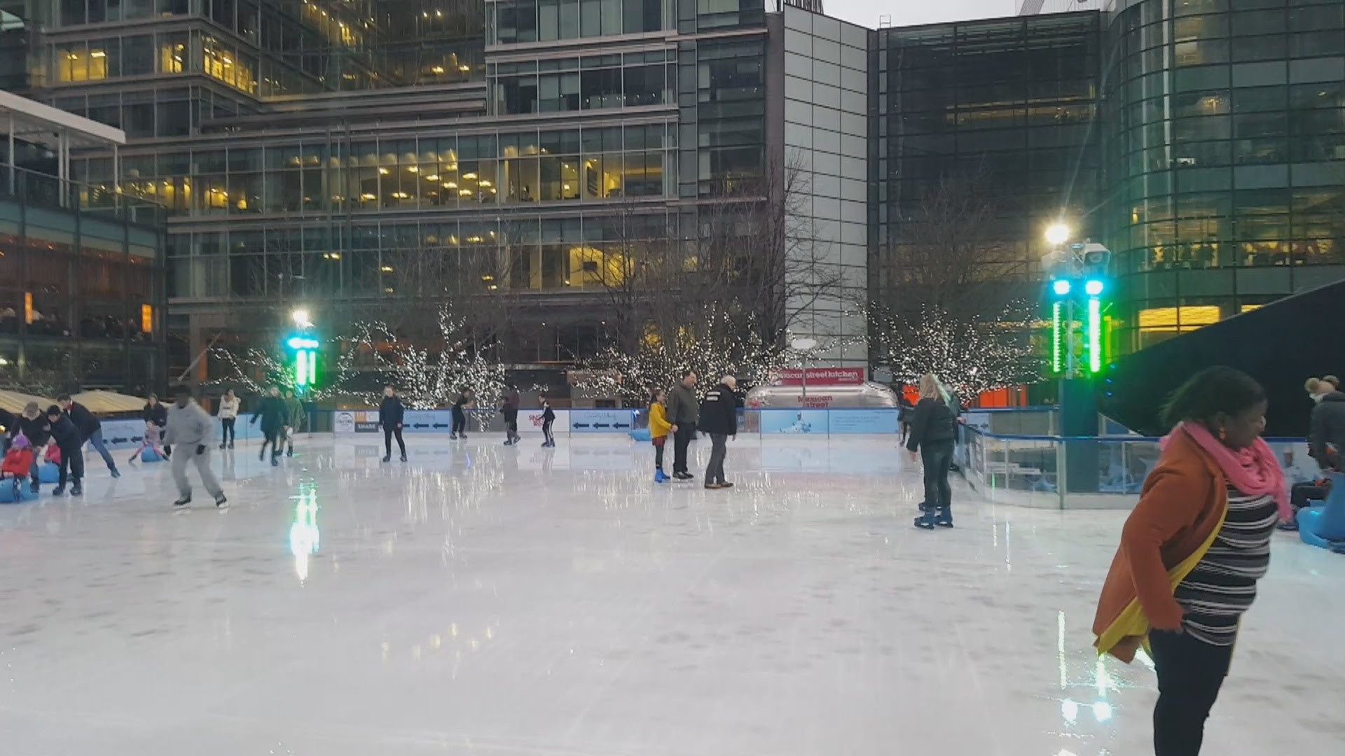 Ice Skating at Canary Wharf Best Ice Rink In London