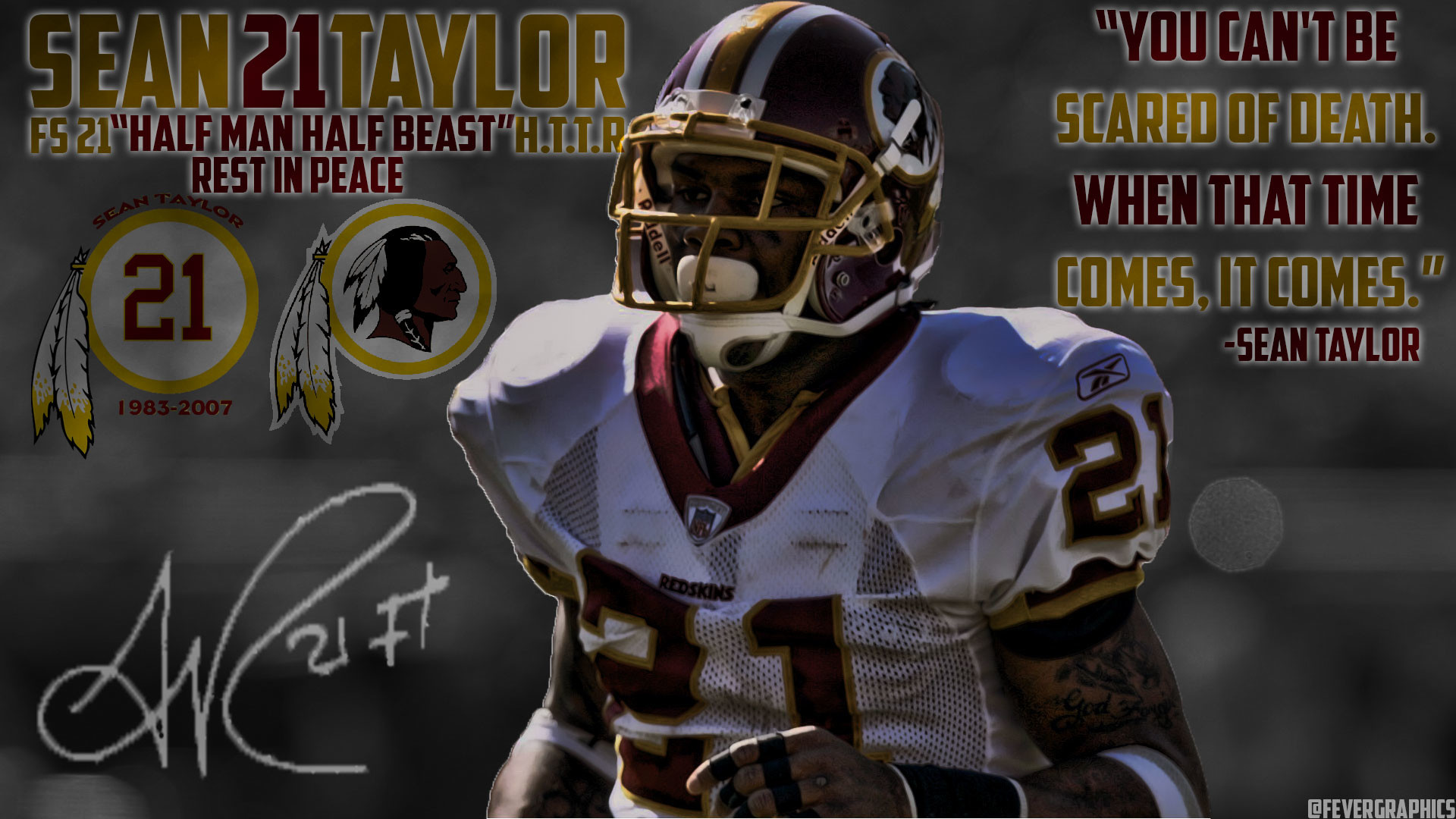 Redskins sub! I made you guys a Sean Taylor wallpaper (RIP) I hope you guys  like my work! I do take suggestions!