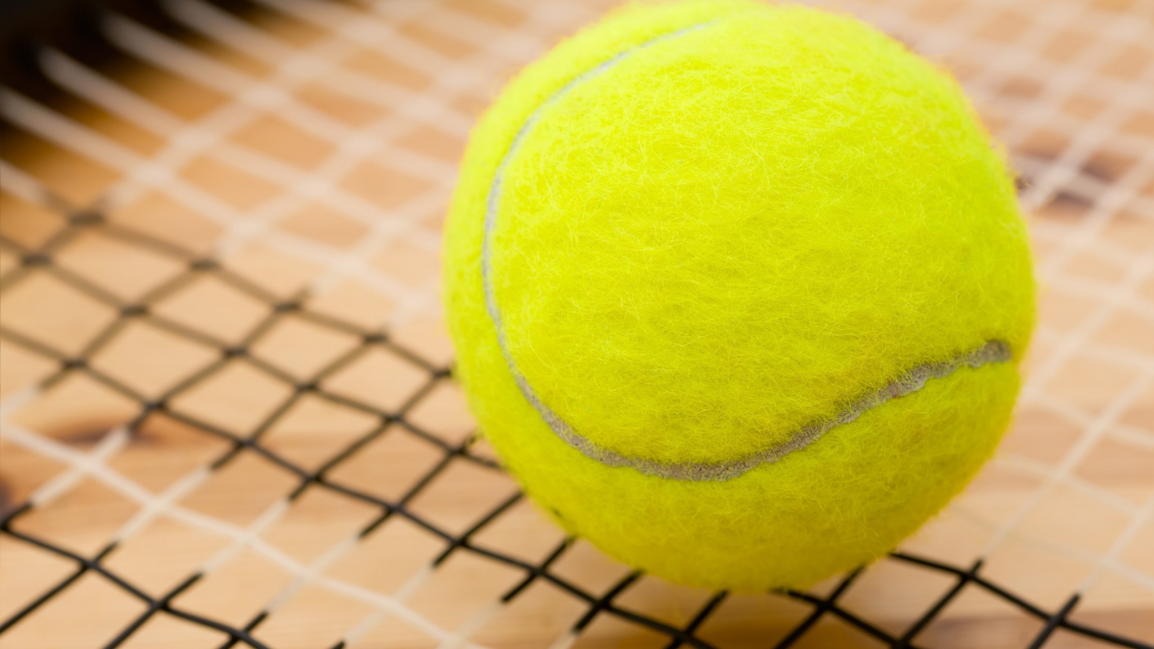 Preview wallpaper ball, tennis, sports 3840×2160