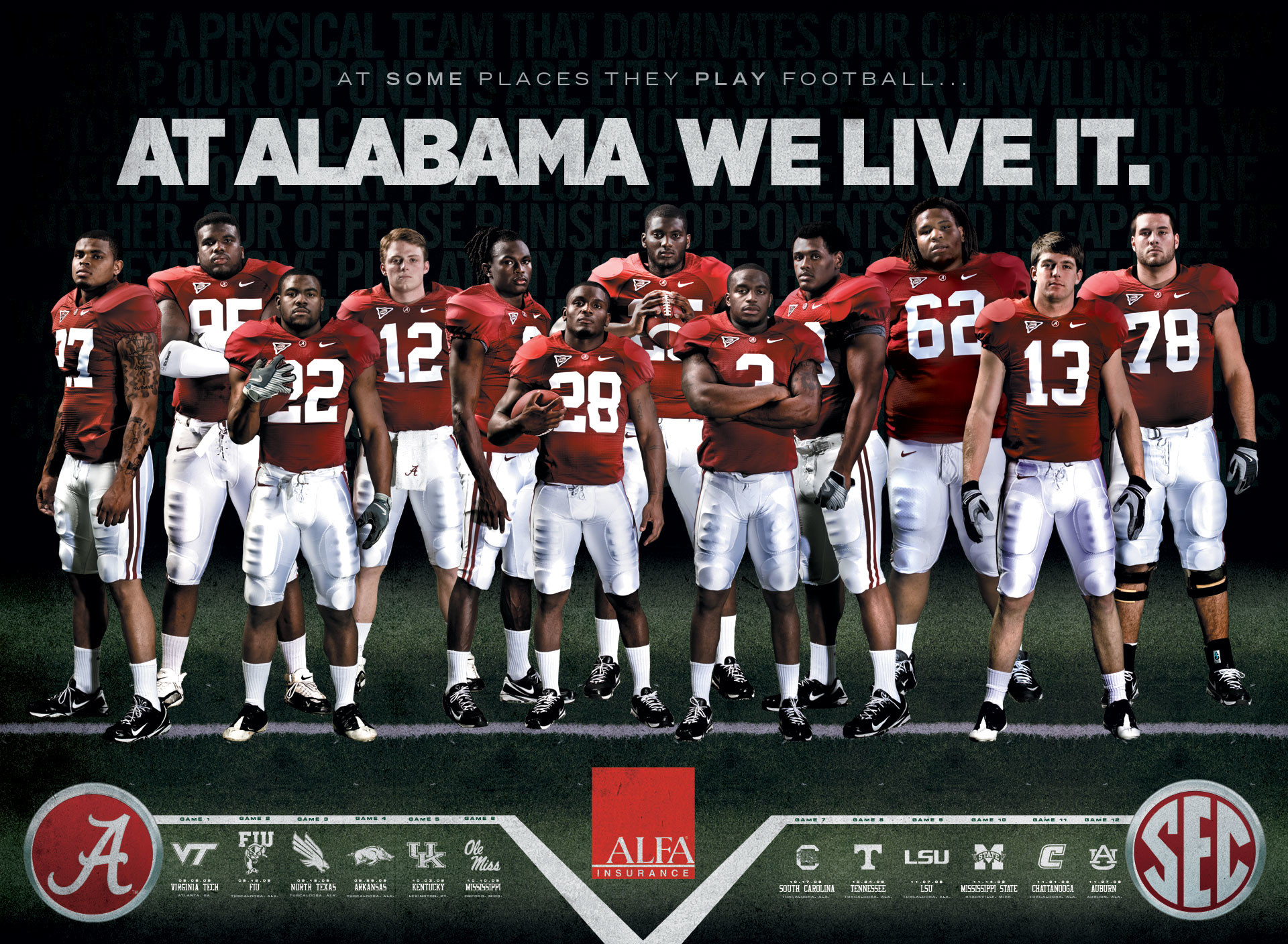 Download Wallpaper Logo Background Alabama Football Pictures