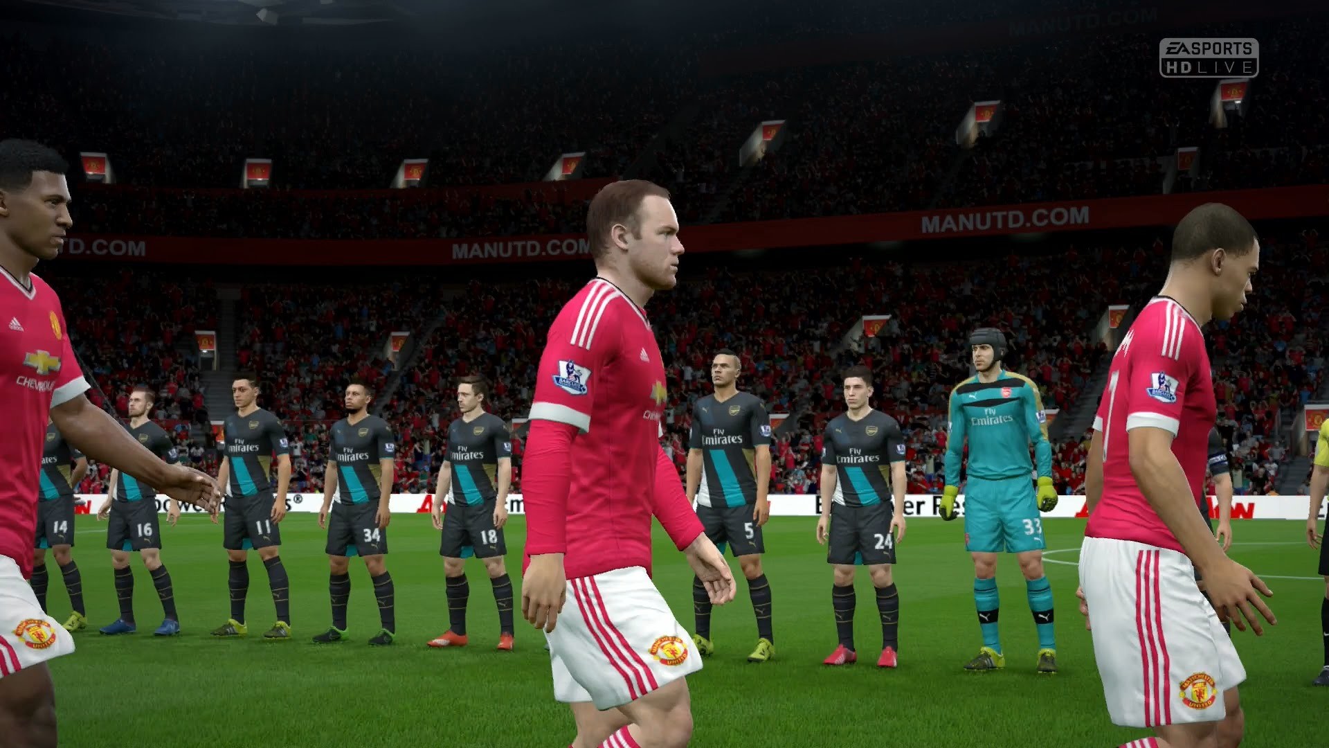 FIFA 16 Manchester United vs Arsenal – Full Gameplay PS4 / Xbox One – YouTube