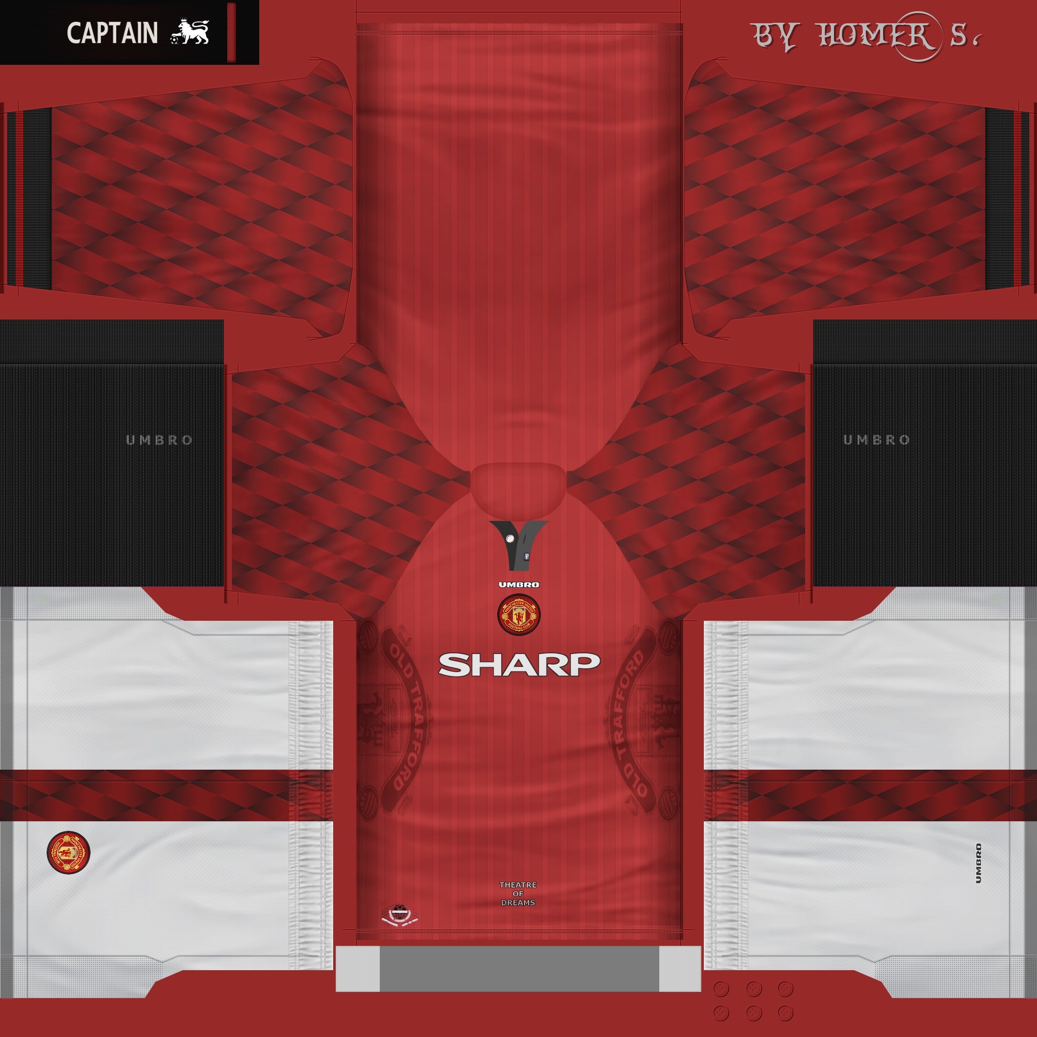 Download Man United Sharp Kit PES2016 by homer