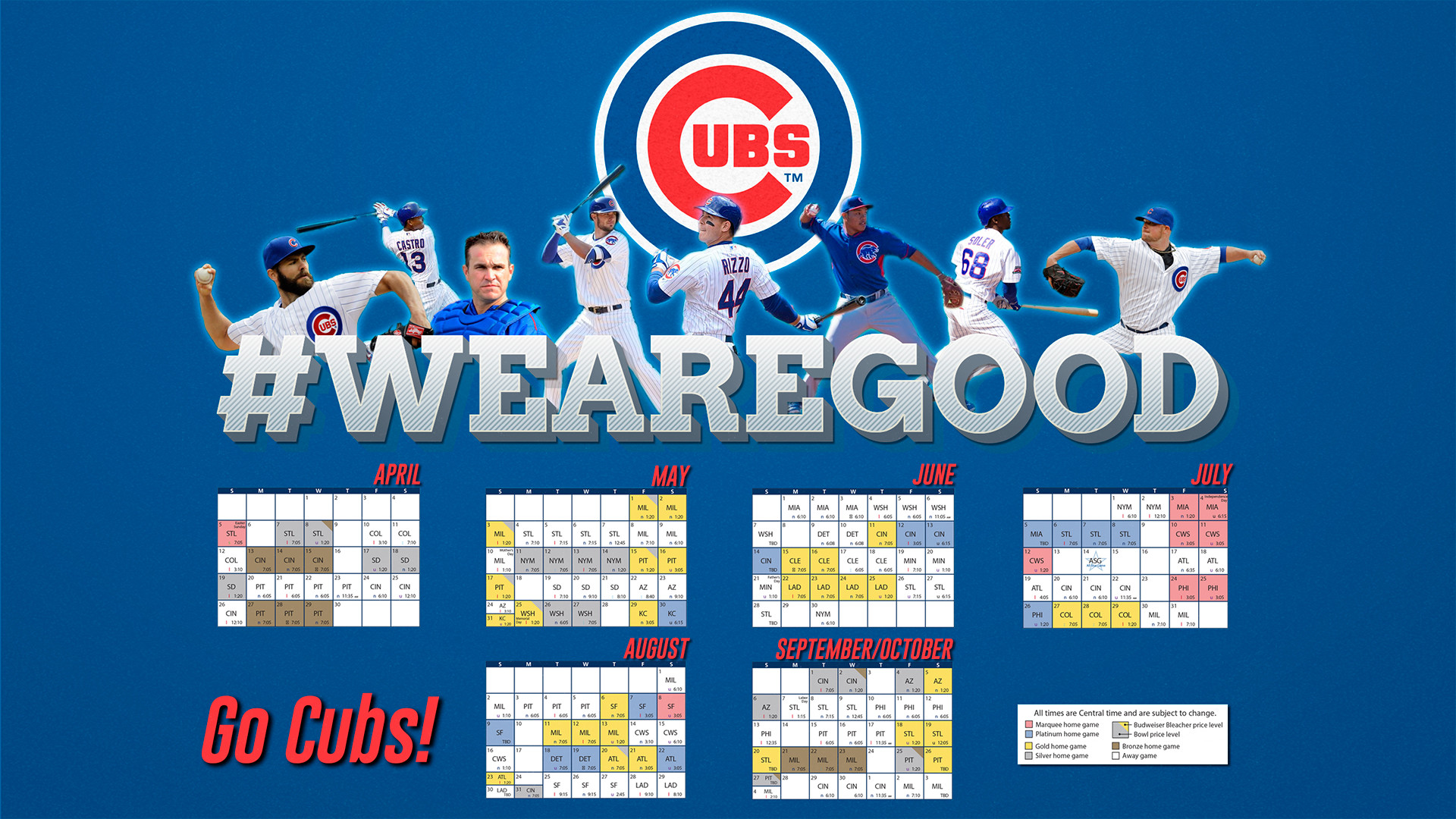 Chicago Cubs Schedule Wallpaper – WallpaperSafari