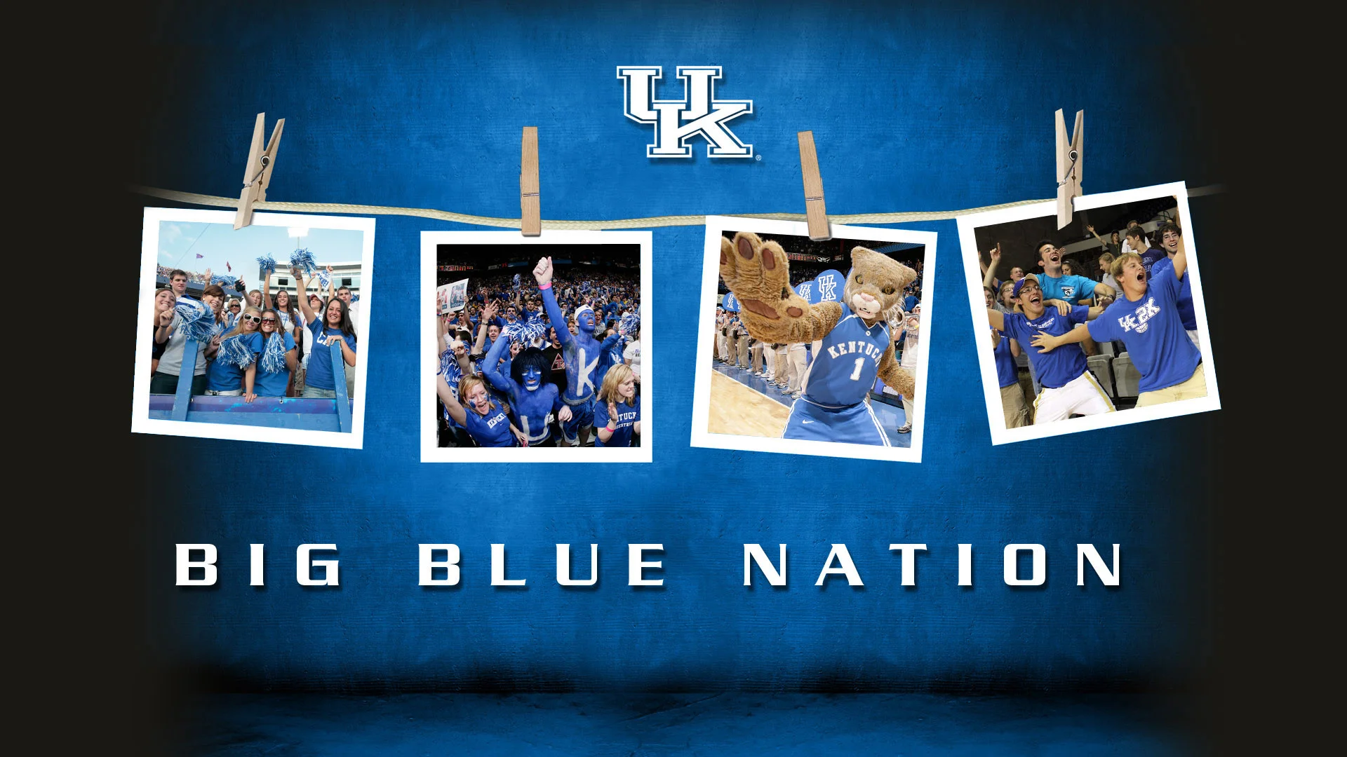 Big Blue Nation Fans Desktop Wallpaper
