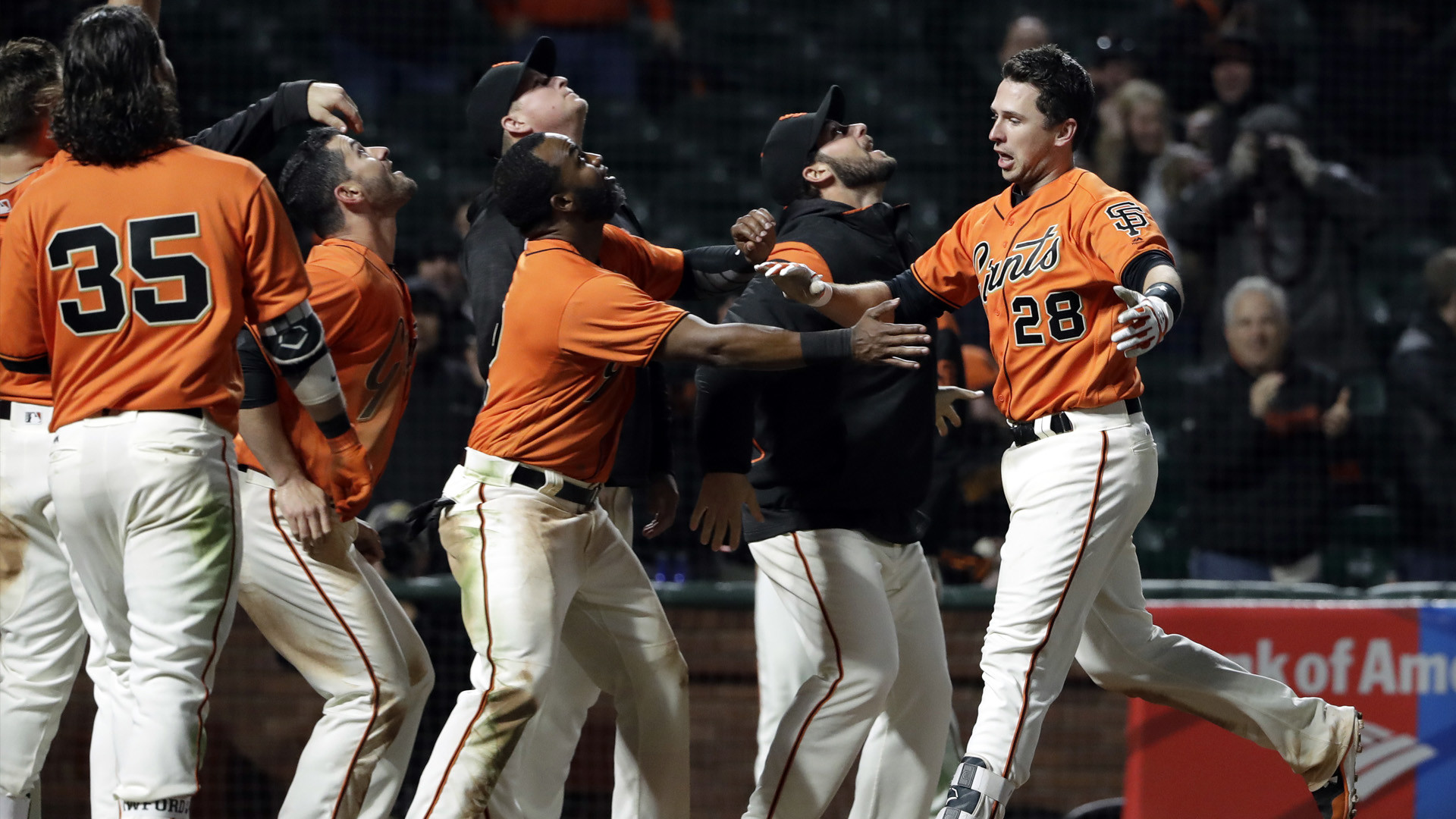 By the numbers A look back at Giants marathon 17 inning win over Reds NBCS Bay Area
