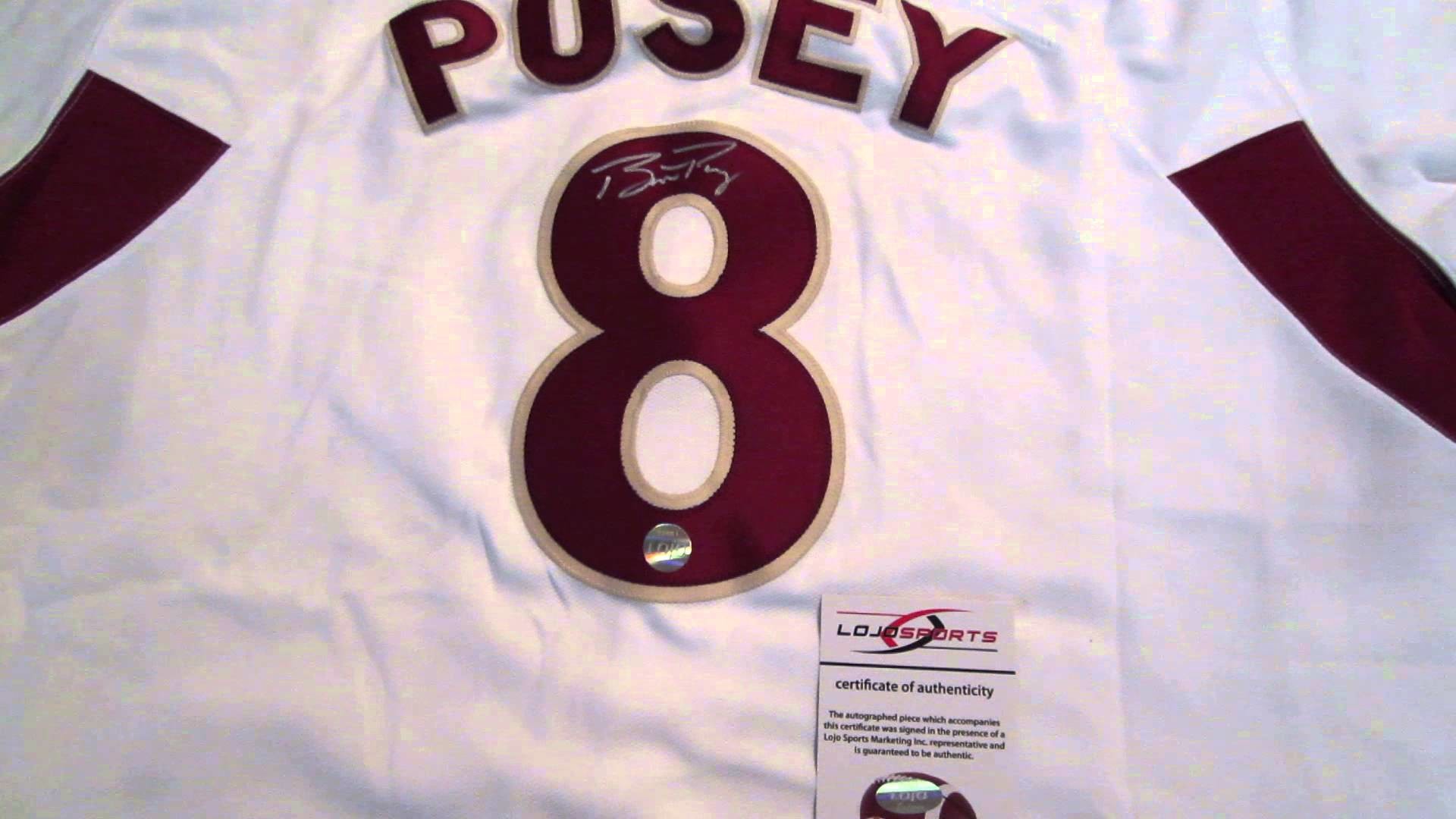 Buster Posey Autographed Florida State Baseball Jersey FSU Giants Star Catcher – YouTube