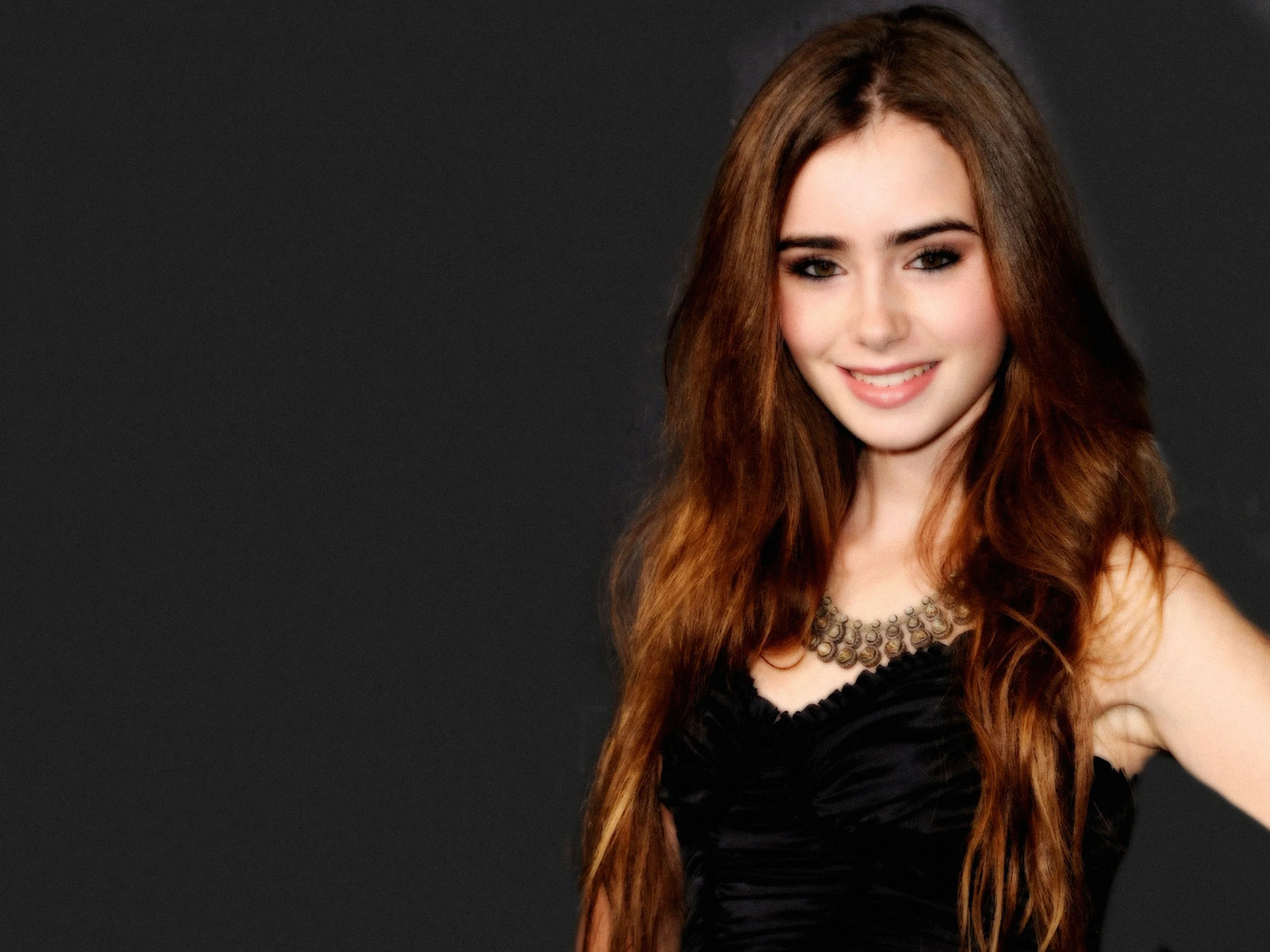 Lily Collins background