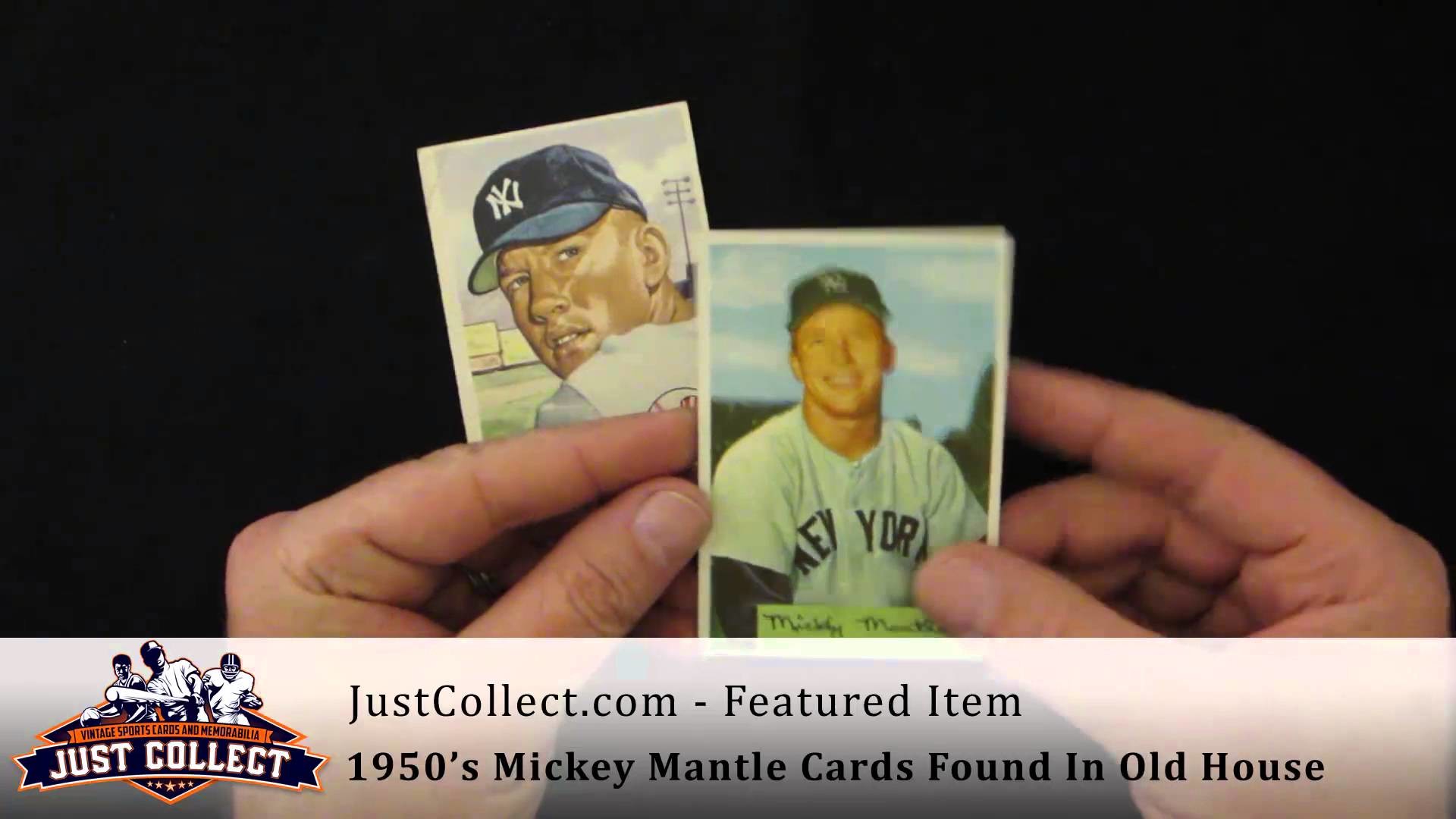 1952 Topps Mickey Mantle Rookie Discovered In Old House In Connecticut