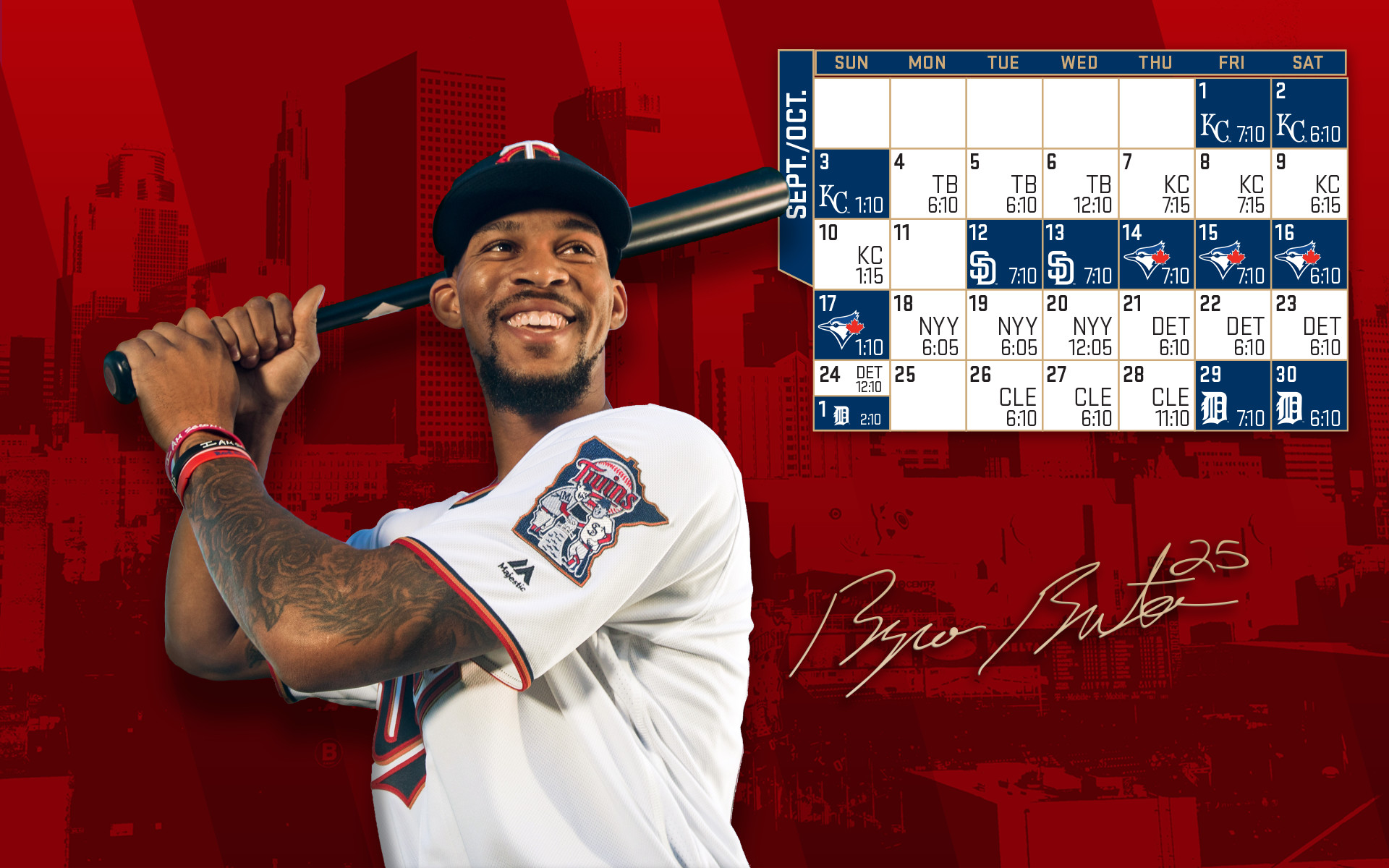 September 2017 Twins Wallpaper