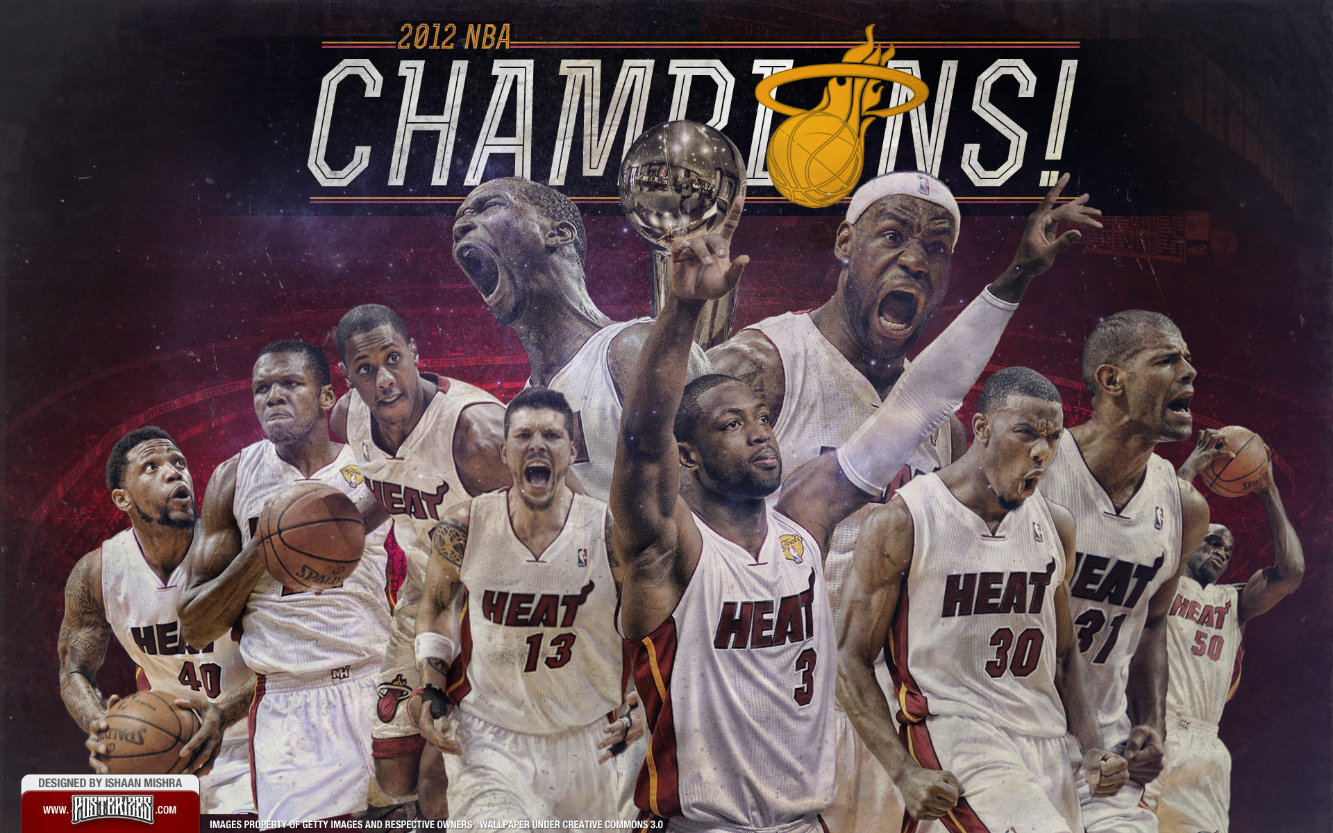 Miami Heat 2012 Champions Team Wallpaper by IshaanMishra on DeviantArt