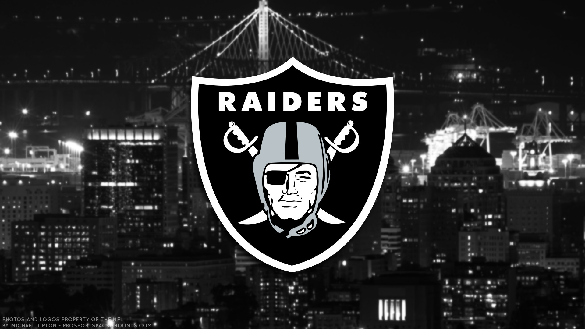 Oakland Raiders 2017 football logo wallpaper pc desktop computer