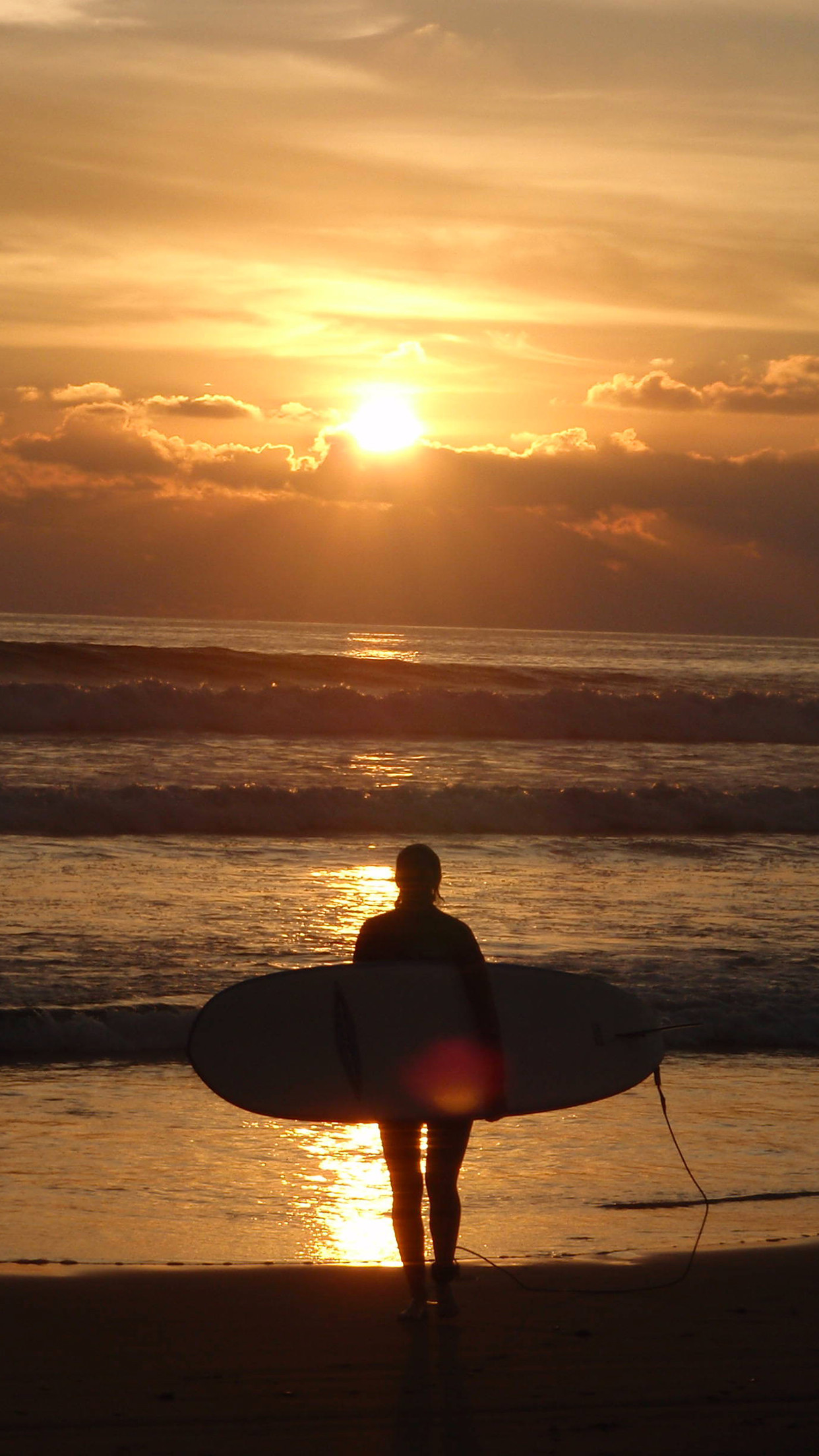 Surfing Sunset iPhone Parallax 3Wallpapers Les 3 Wallpapers iPhone du