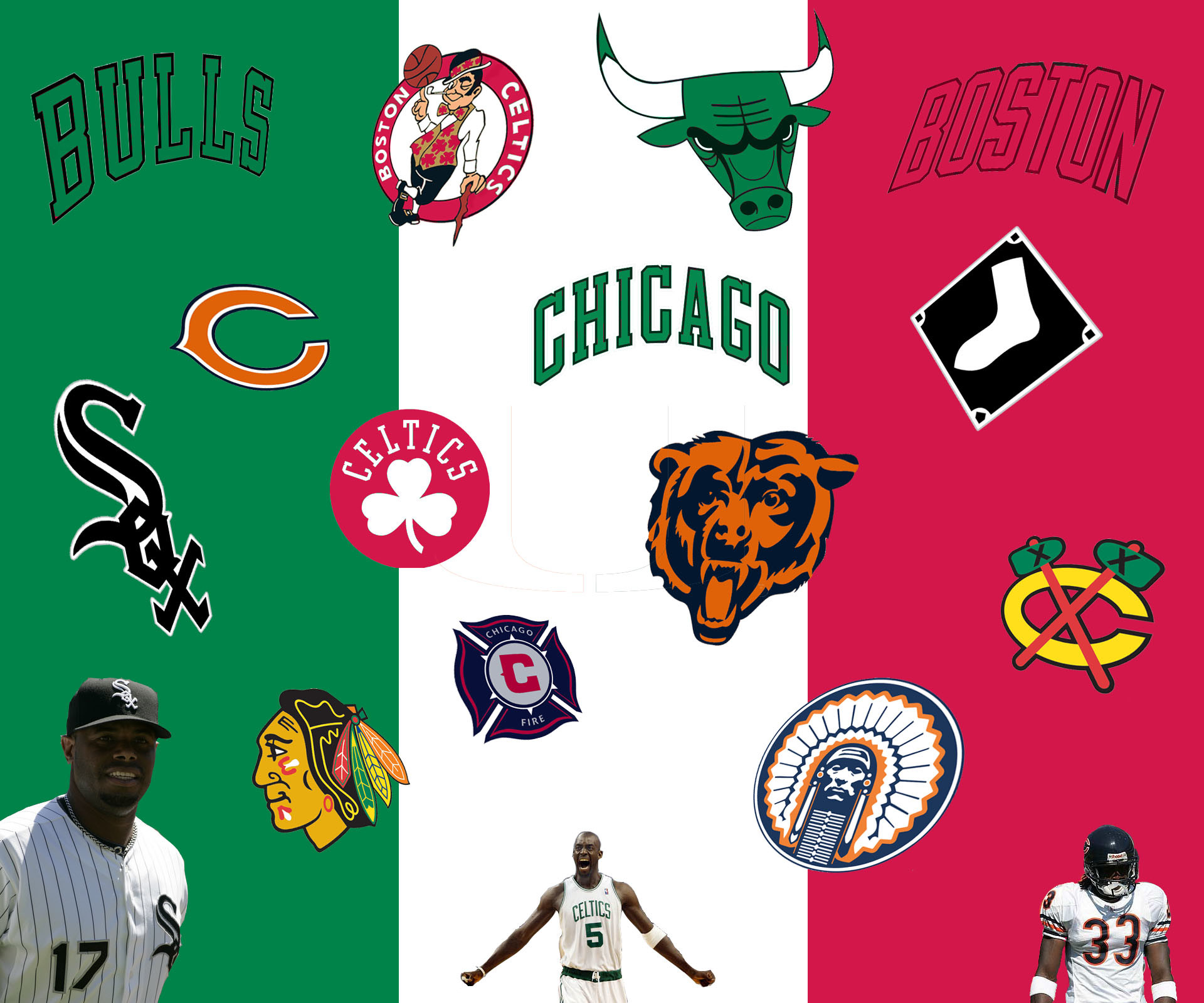 Chicago Sports Teams Wallpaper Sports on italian flag