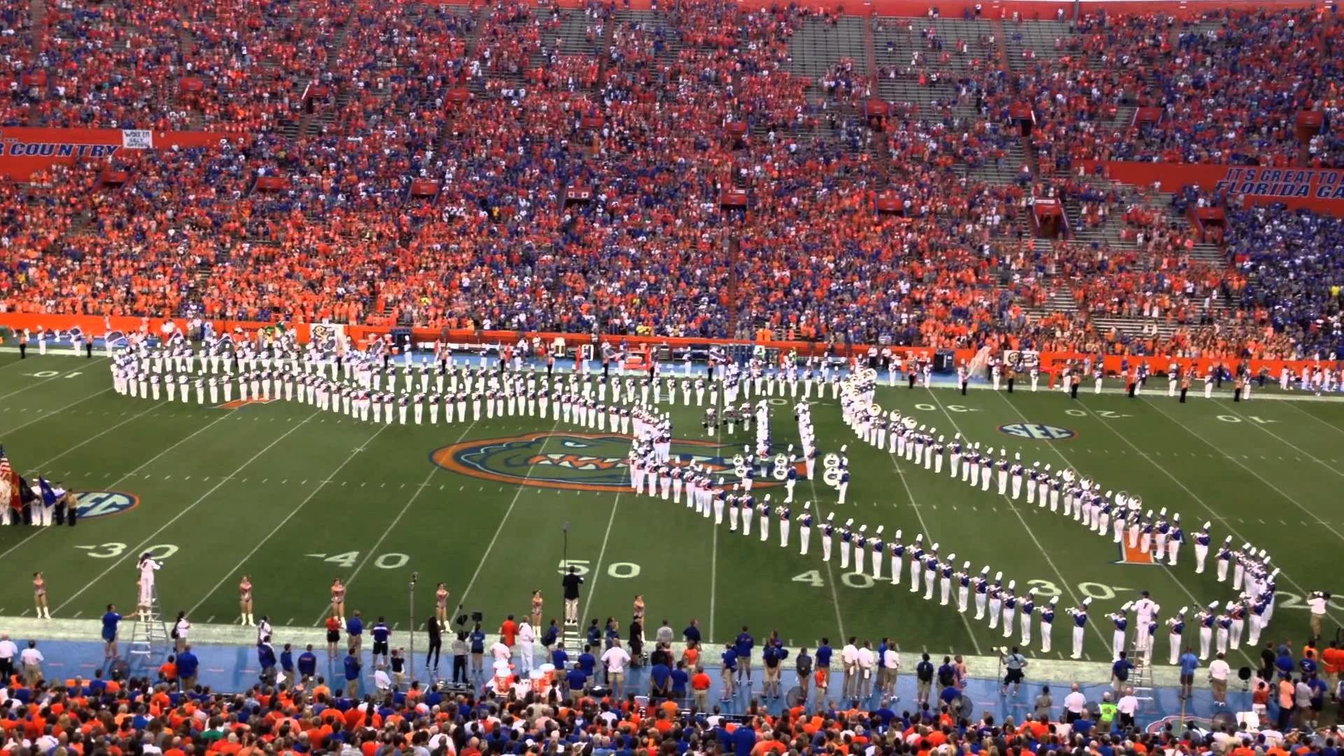 University of Florida – UF Marching Band 9/13/14 – Pre game Part 2 of 5
