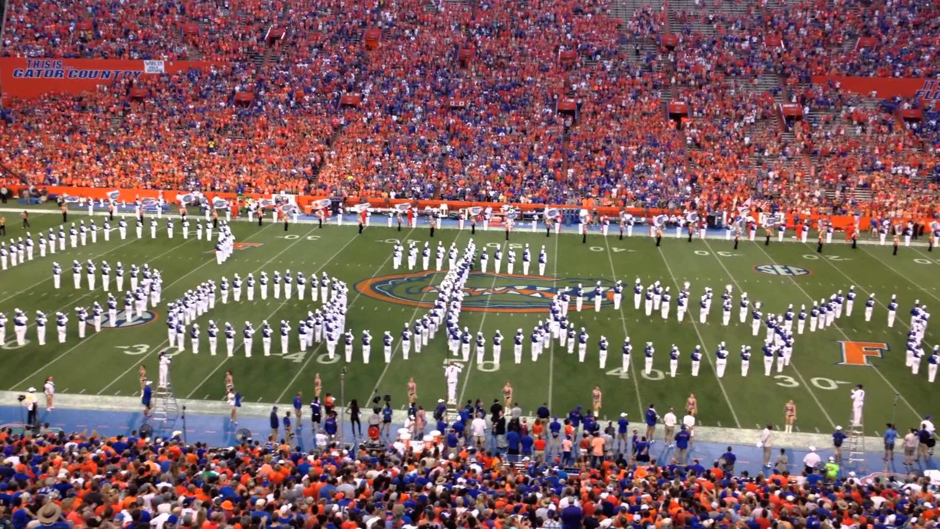 University of Florida – UF Marching Band 9 / 13 / 14 – Pre game Part 4 of 5 – YouTube