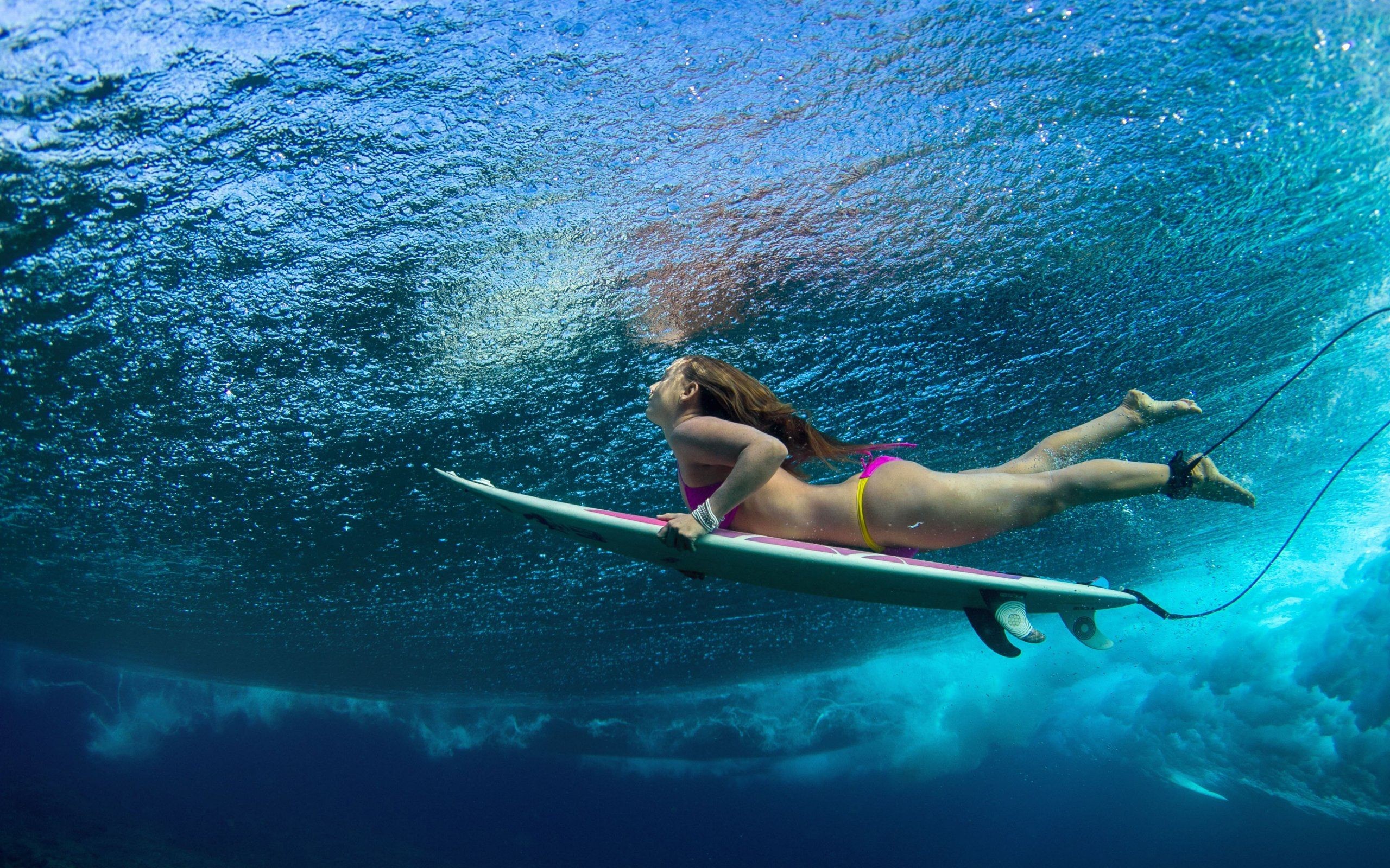 Surfer Girl Wallpaper Background 58686