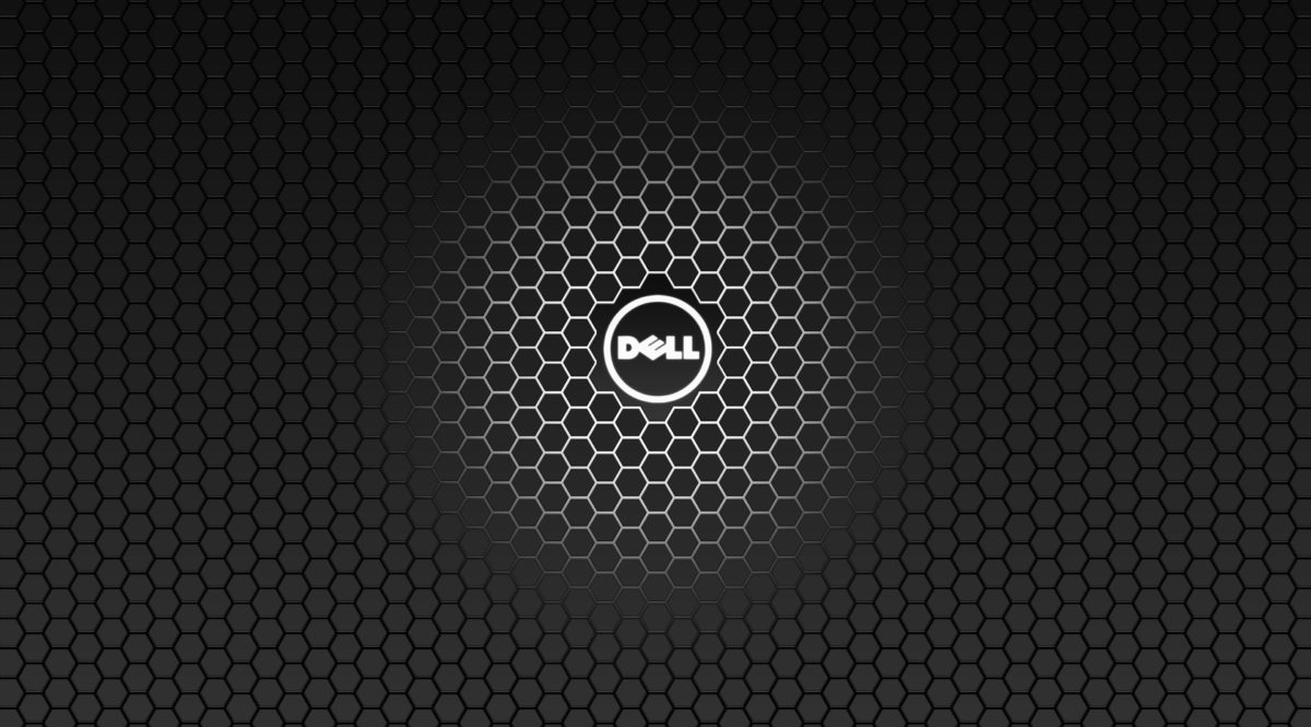 Technology – Dell Black Hexagon Wallpaper