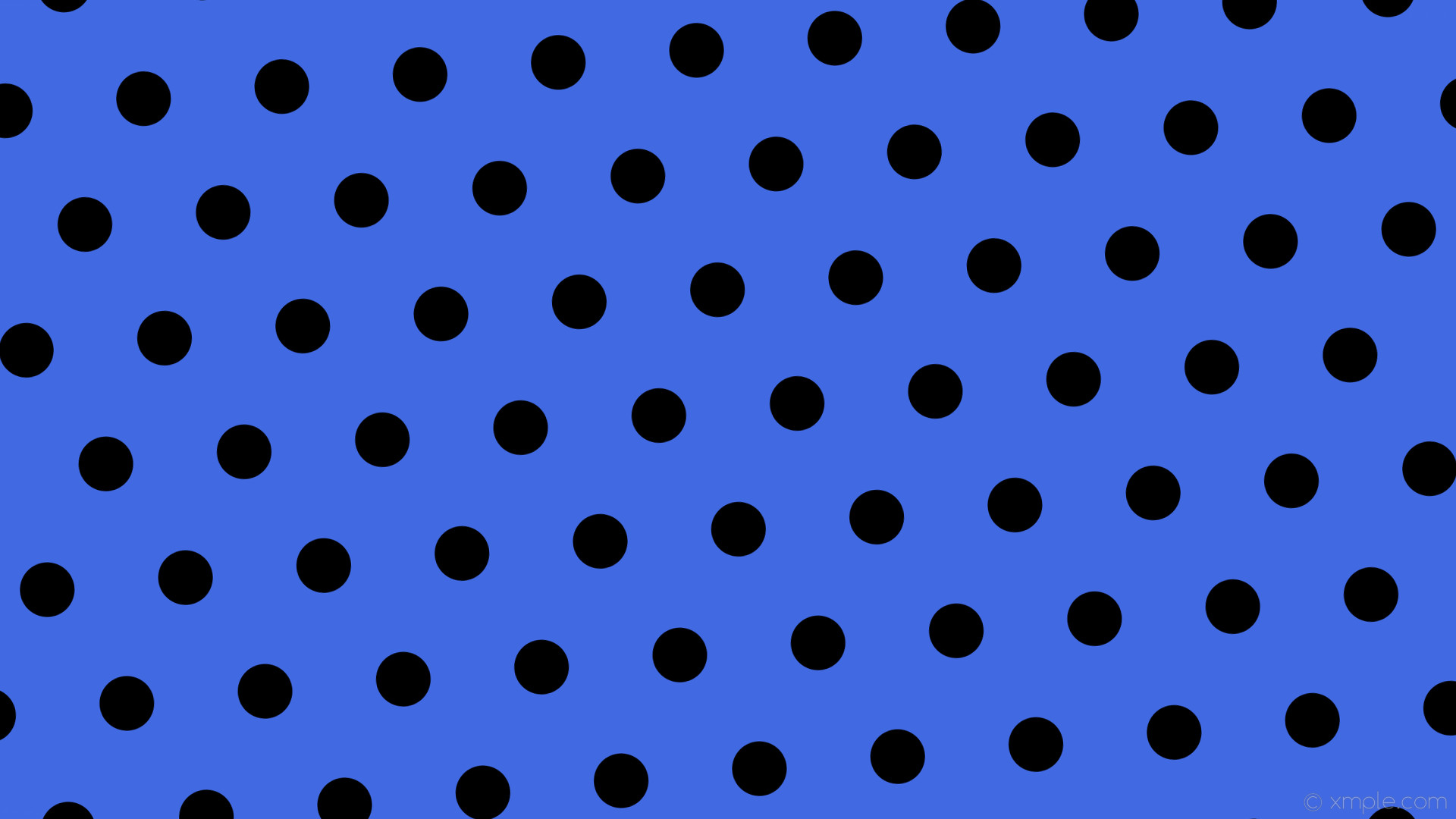 wallpaper blue polka dots black hexagon royal blue #4169e1 #000000 diagonal  5Â° 72px