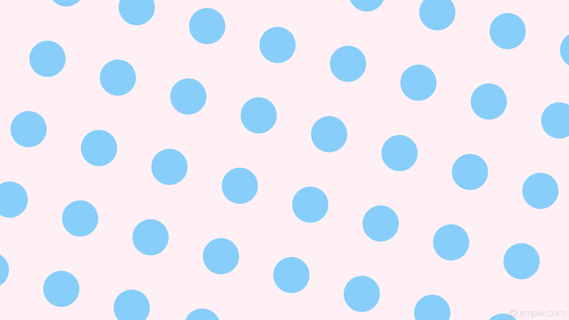 wallpaper white spots blue polka dots lavender blush light sky blue #fff0f5  #87cefa 345