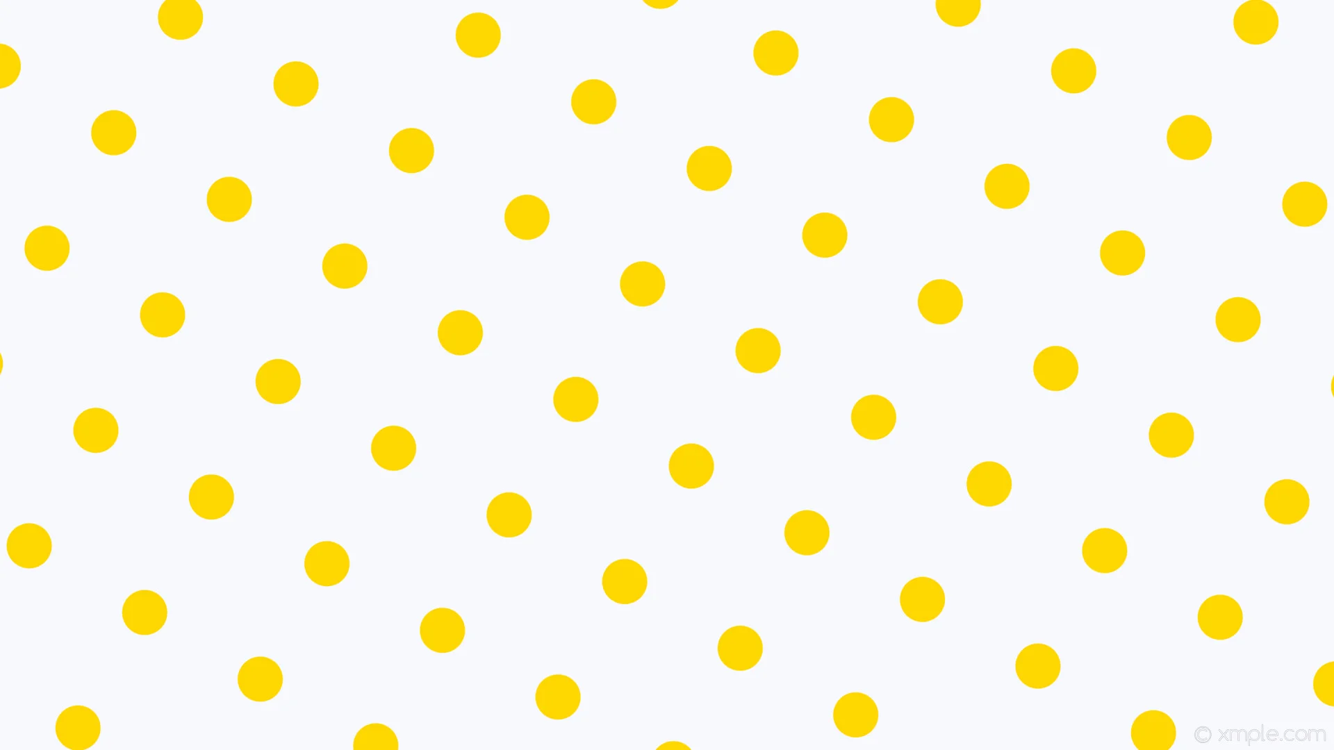 Wallpaper dots white polka spots yellow ghost white gold #f8f8ff #ffd700 60 65px