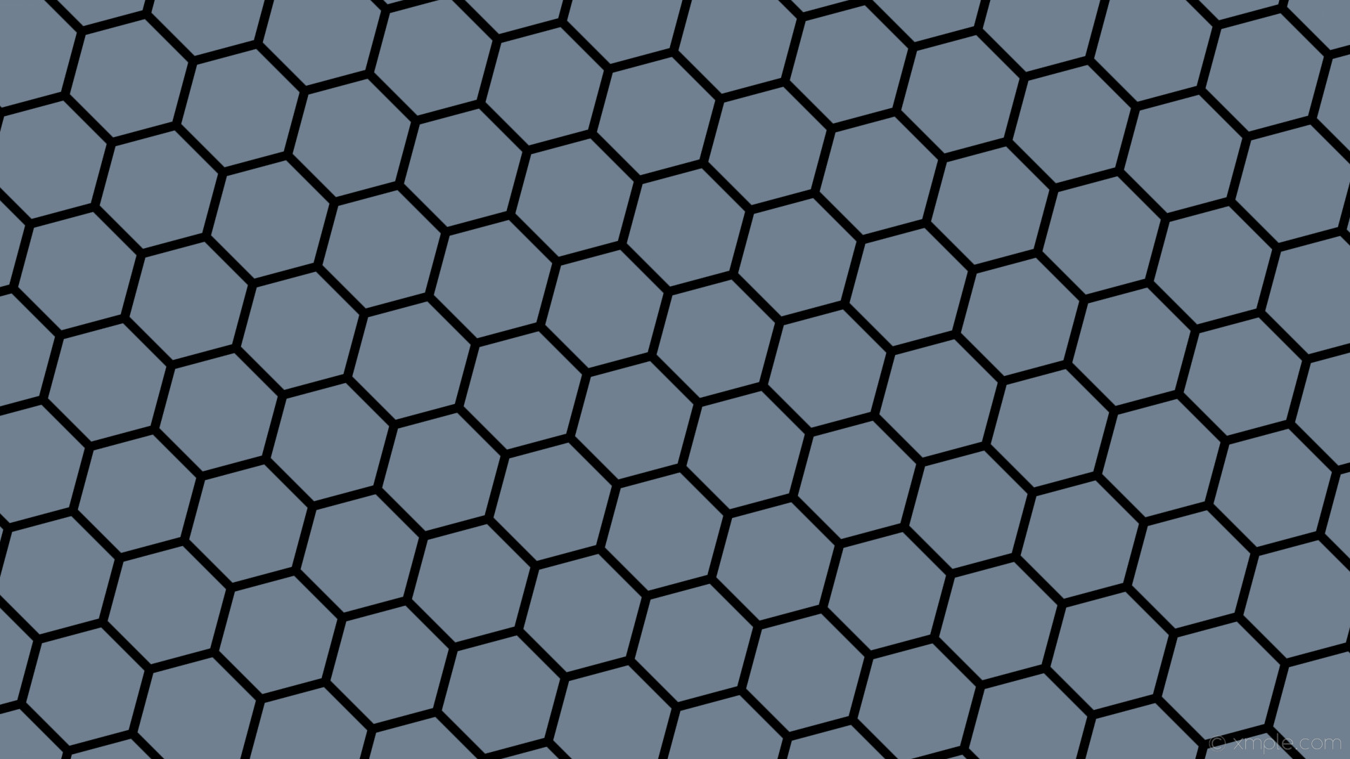 wallpaper beehive honeycomb black hexagon grey slate gray #708090 #000000  diagonal 45Â° 13px