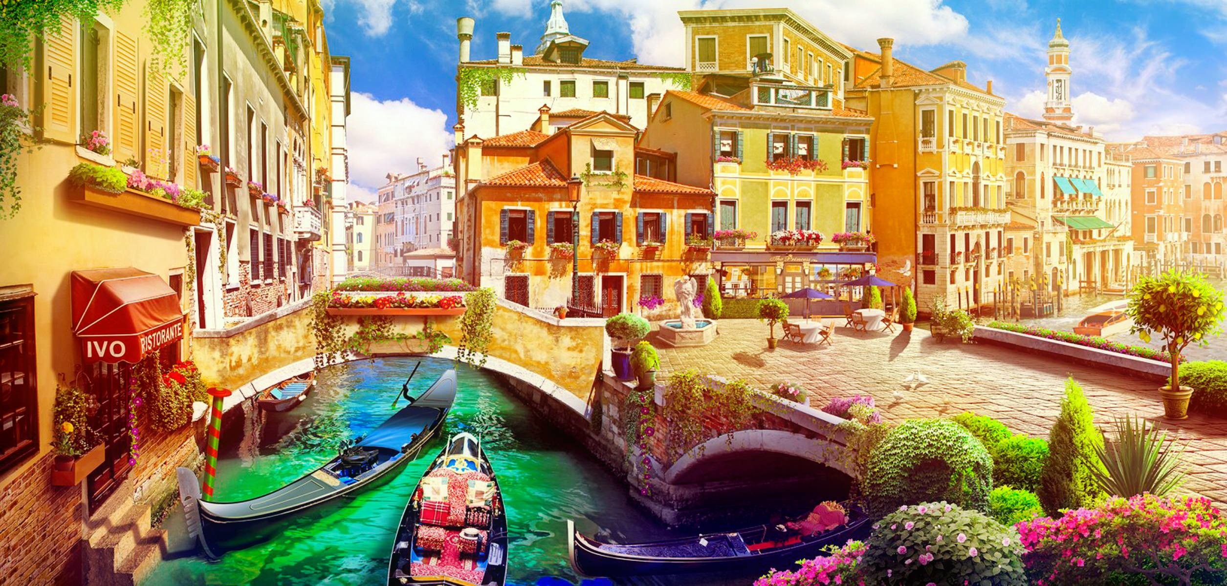 Sunny Venice Travel Wallpaper