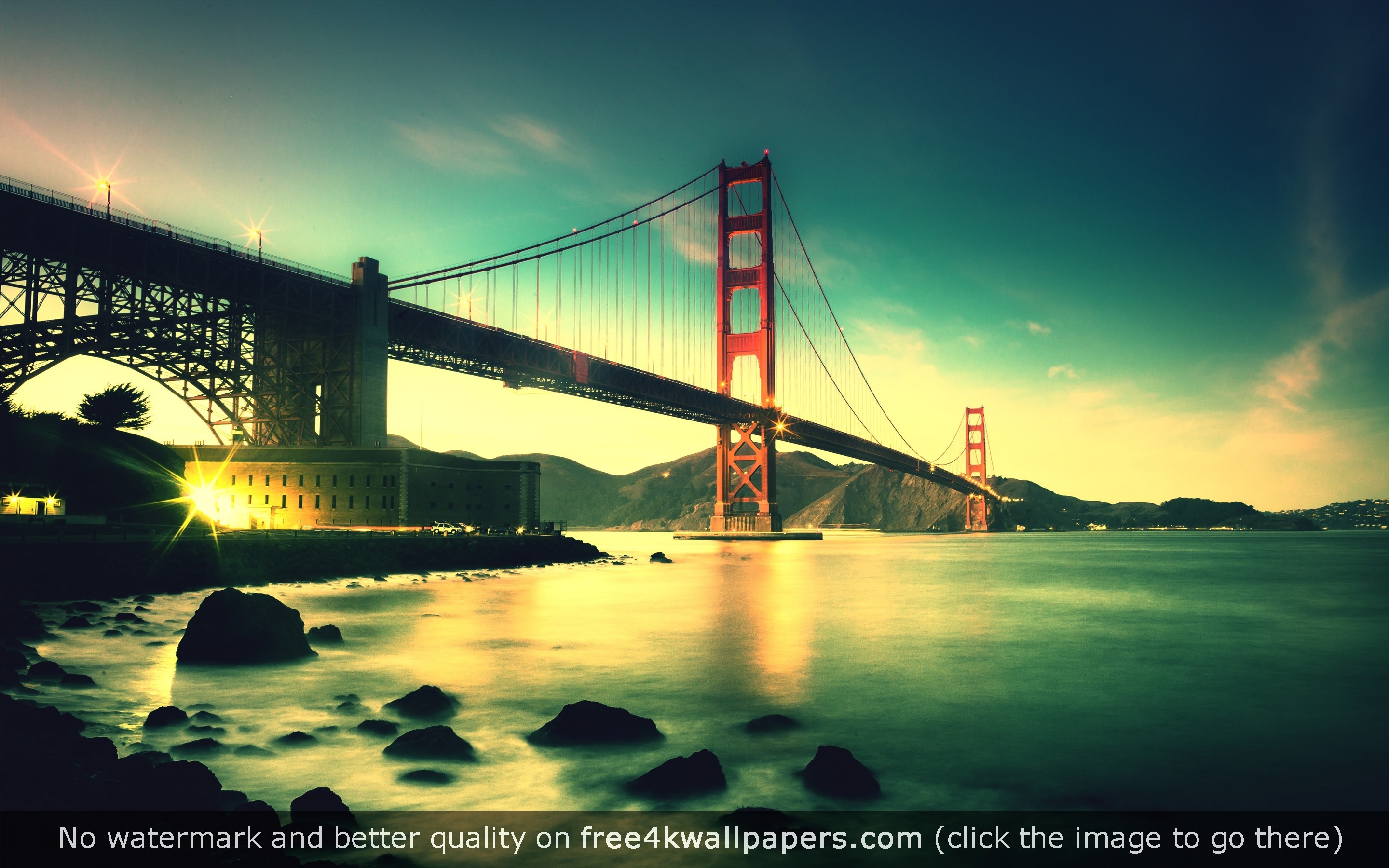 Golden Gate Bridge 5K HD wallpaper