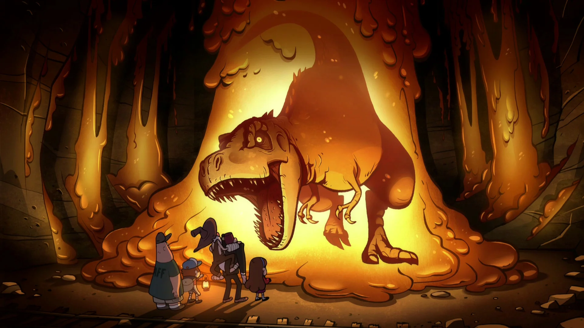 TV Show – Gravity Falls Dinosaur Tyrannosaurus Rex Wallpaper