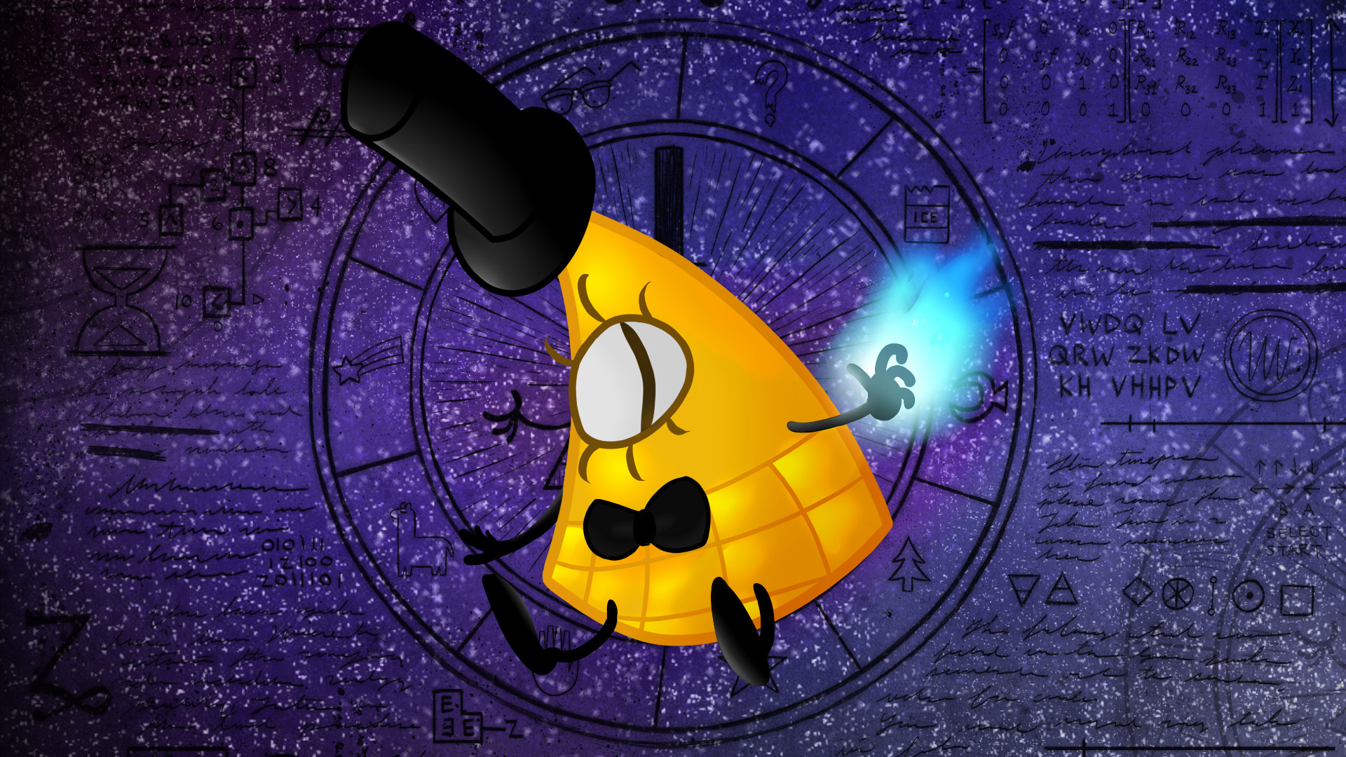 … Bill Cipher Wallpaper – Collab with Meh-Chaan by Nelythia